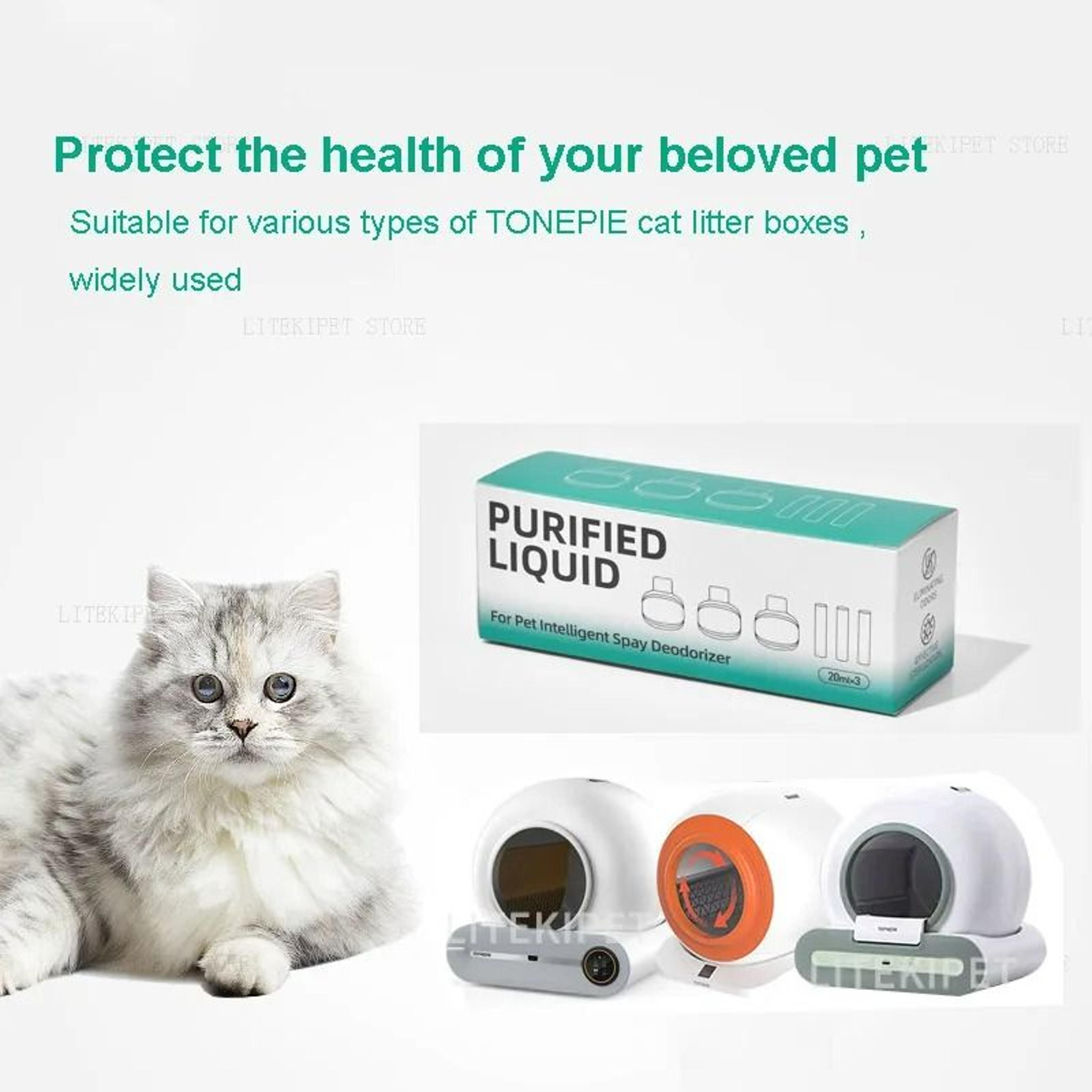 Concentrated Purification And Deodorizing Liquid For Automatic Litter Boxes 1
