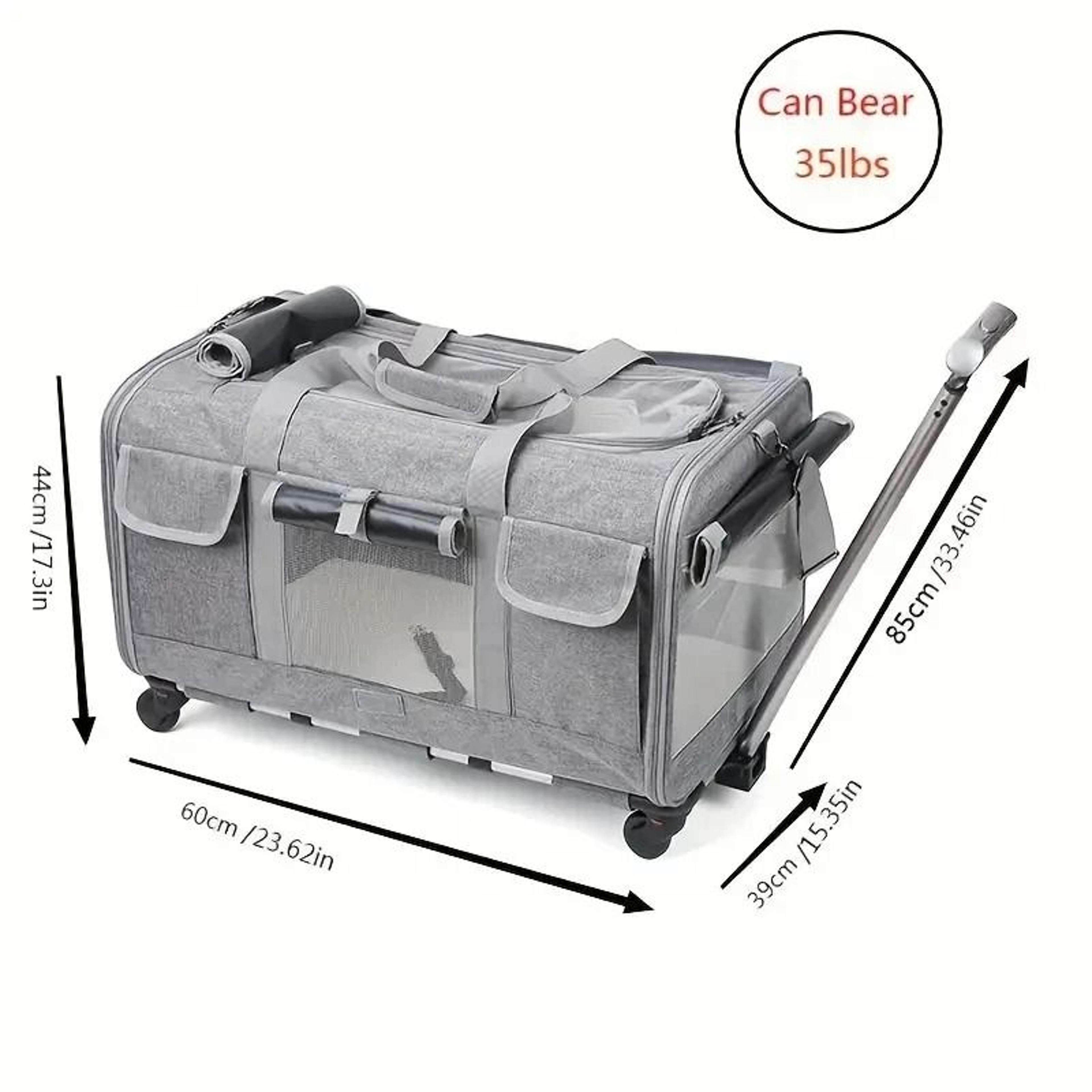 Extra Large Detachable Portable Pet Trolley Case 4