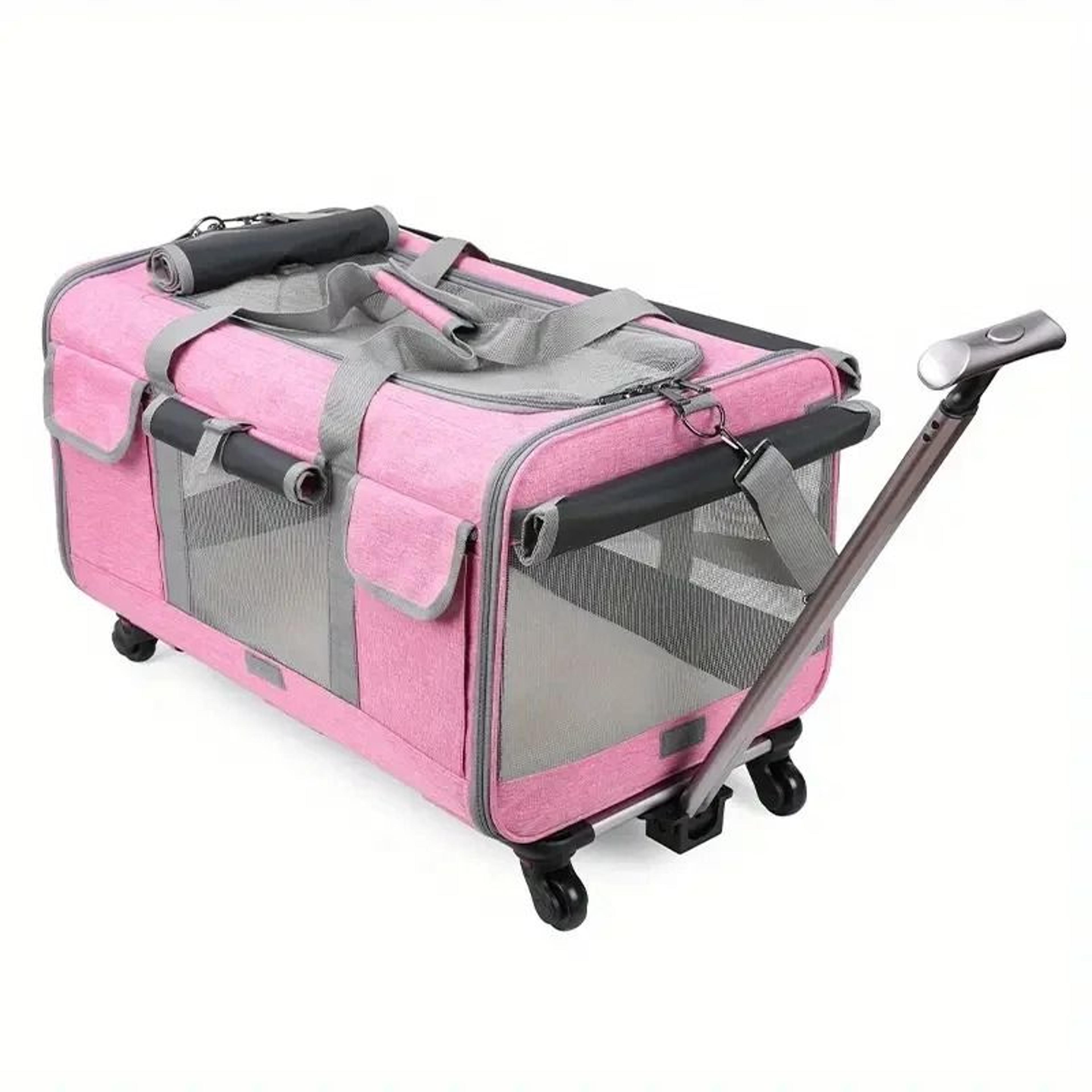 Extra Large Detachable Portable Pet Trolley Case 10
