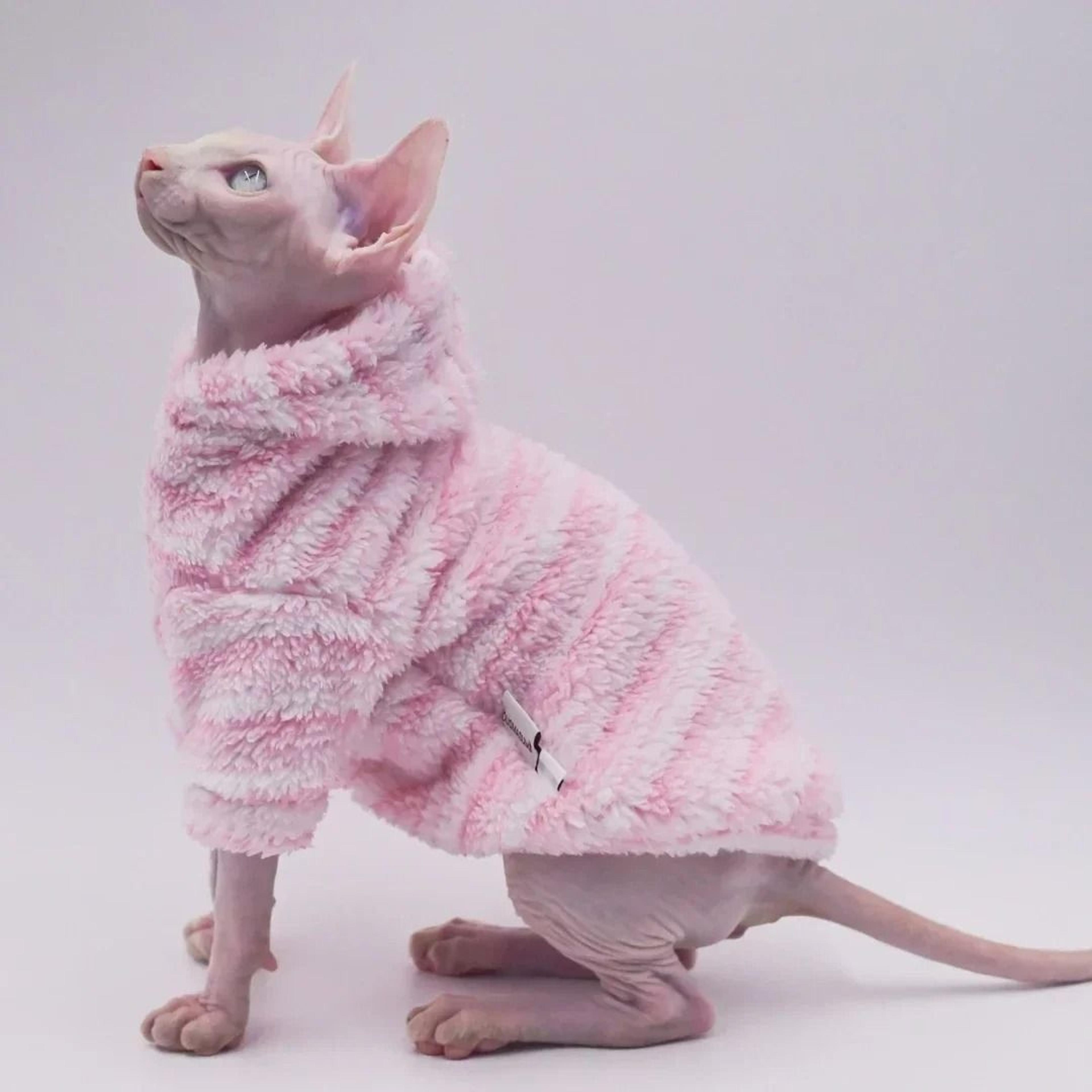Soft DoubleSided Fluffy Winter Cat Coat 7