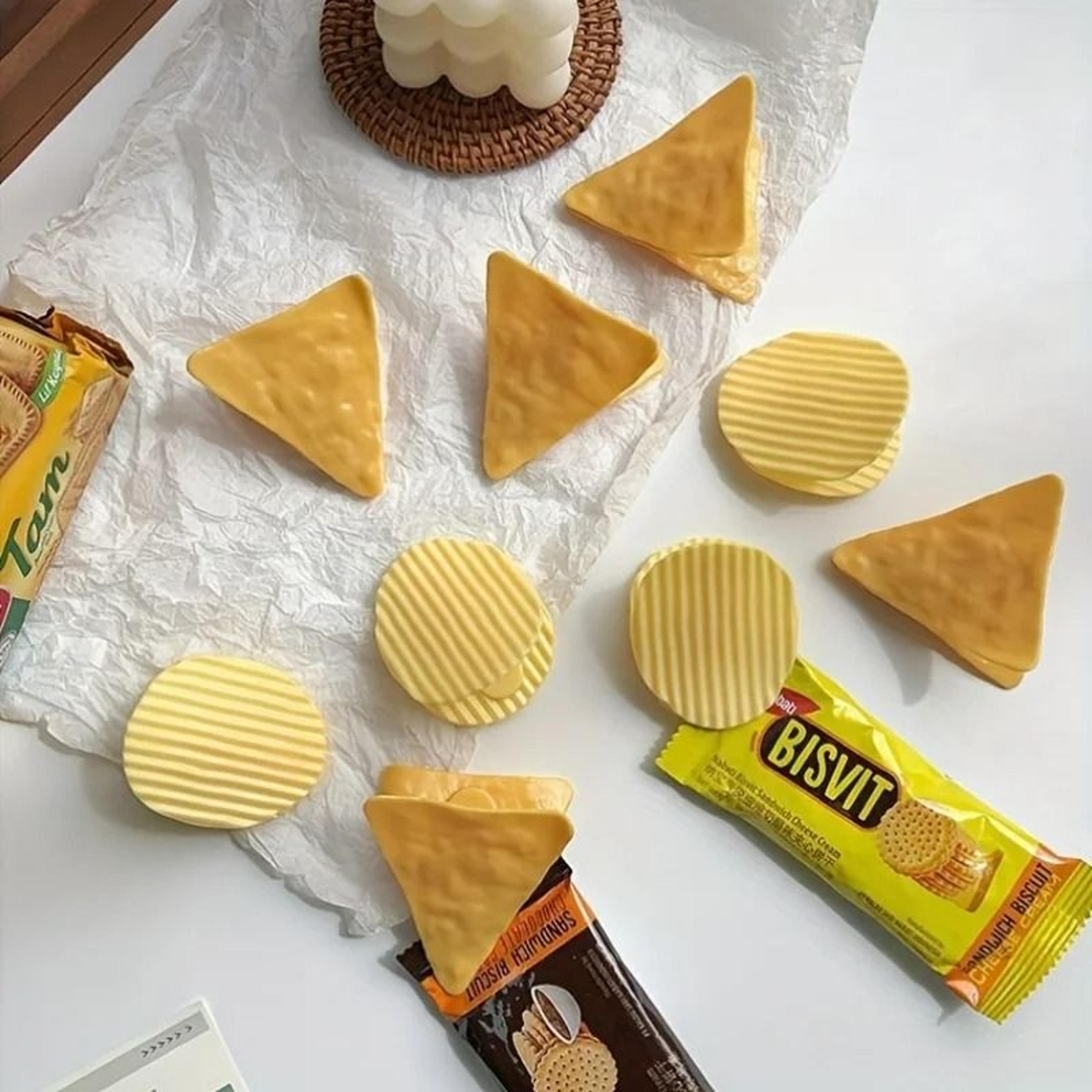 ChipShaped FreshKeeping Food Bag Clips 0