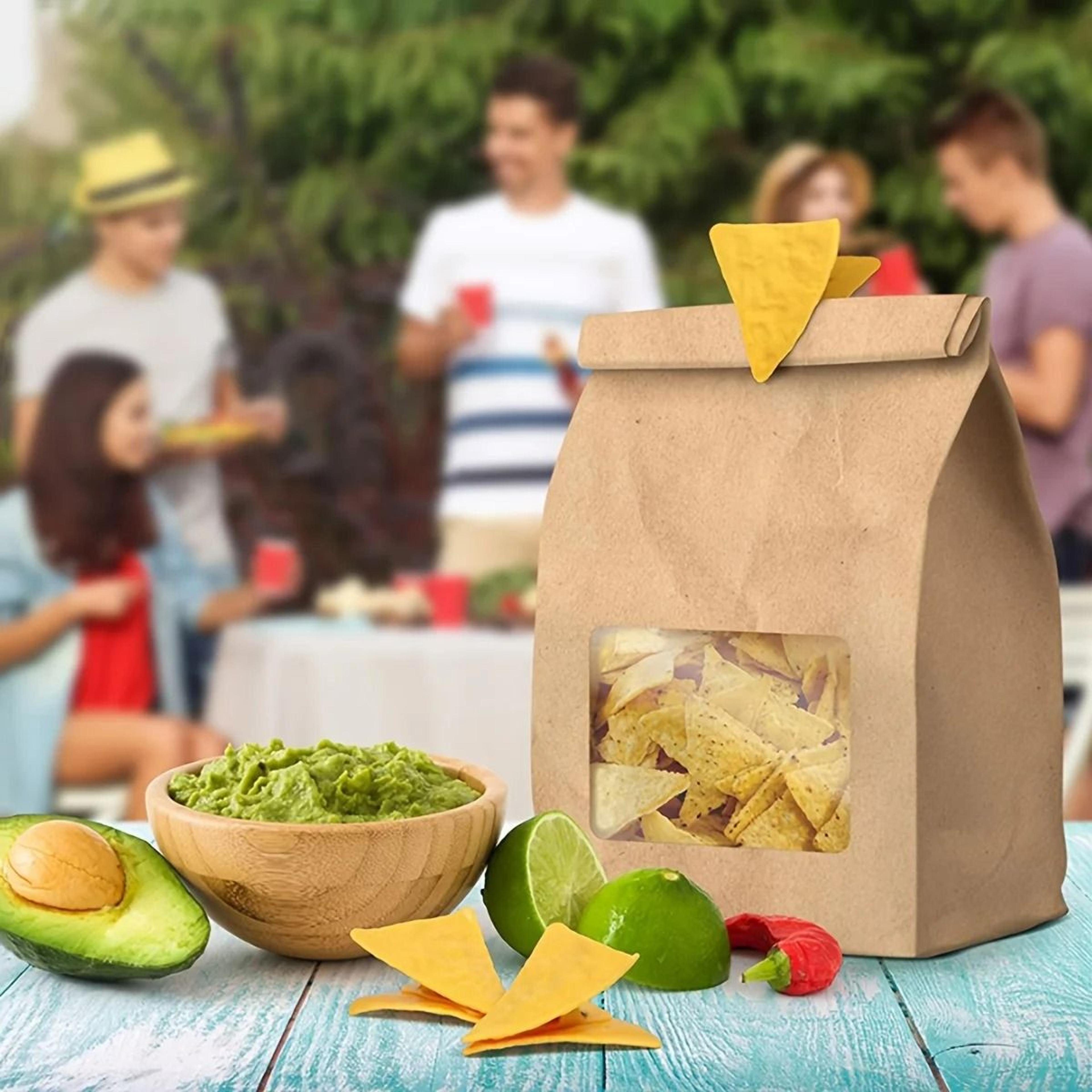 ChipShaped FreshKeeping Food Bag Clips 4