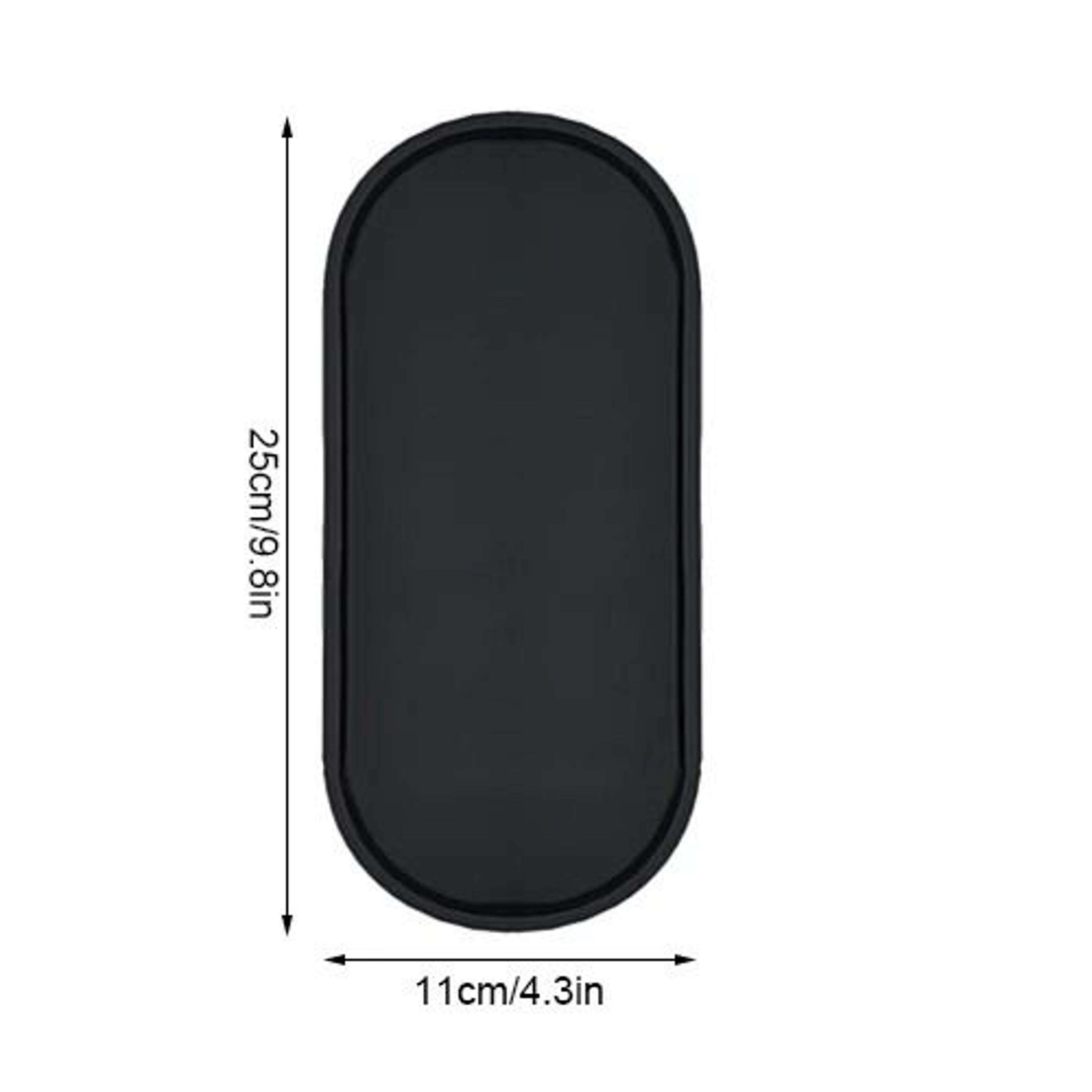 Large Oval Silicone Vanity And Countertop Storage Tray 6