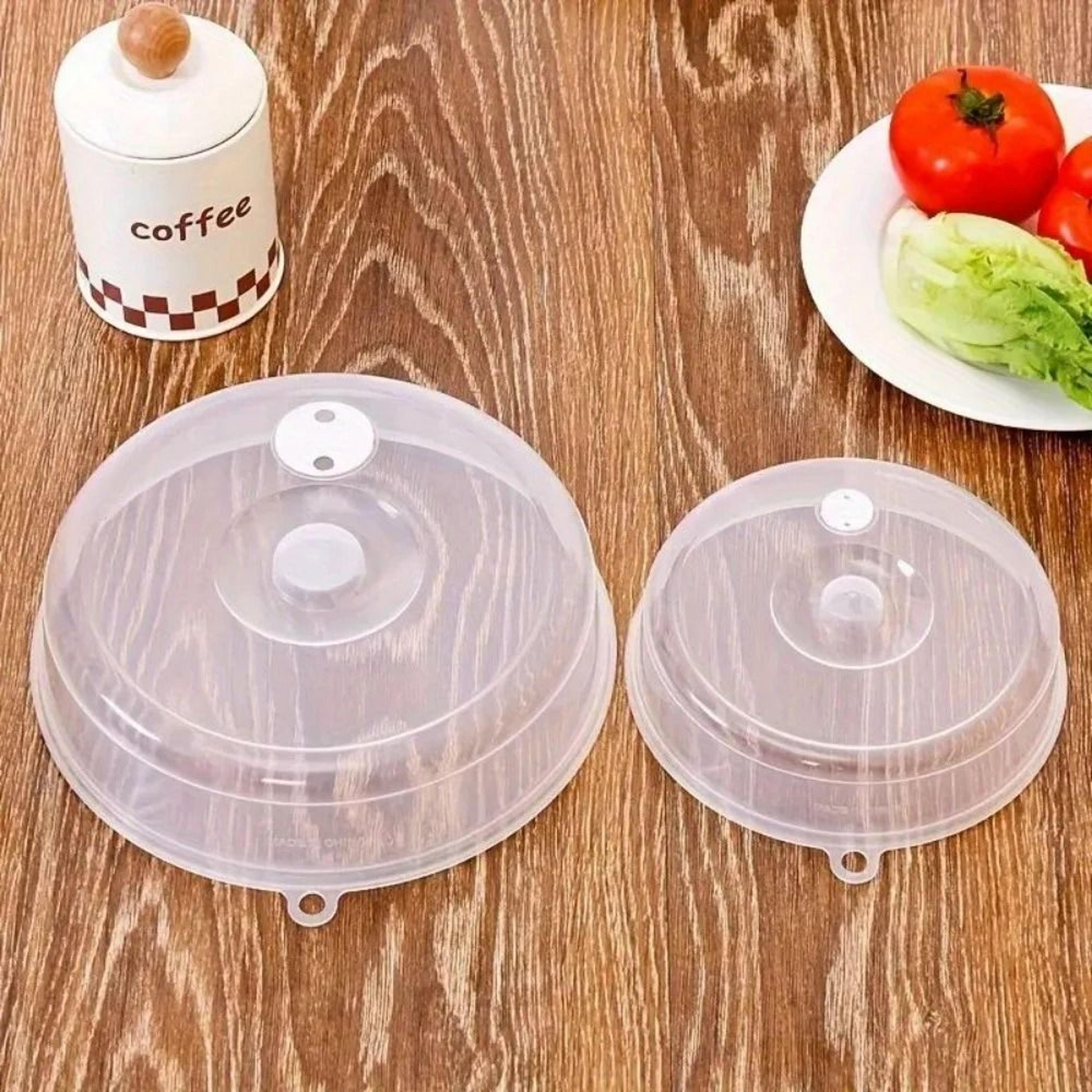 microwave anti-splatter dish cover and refrigerator fresh-keeping lid