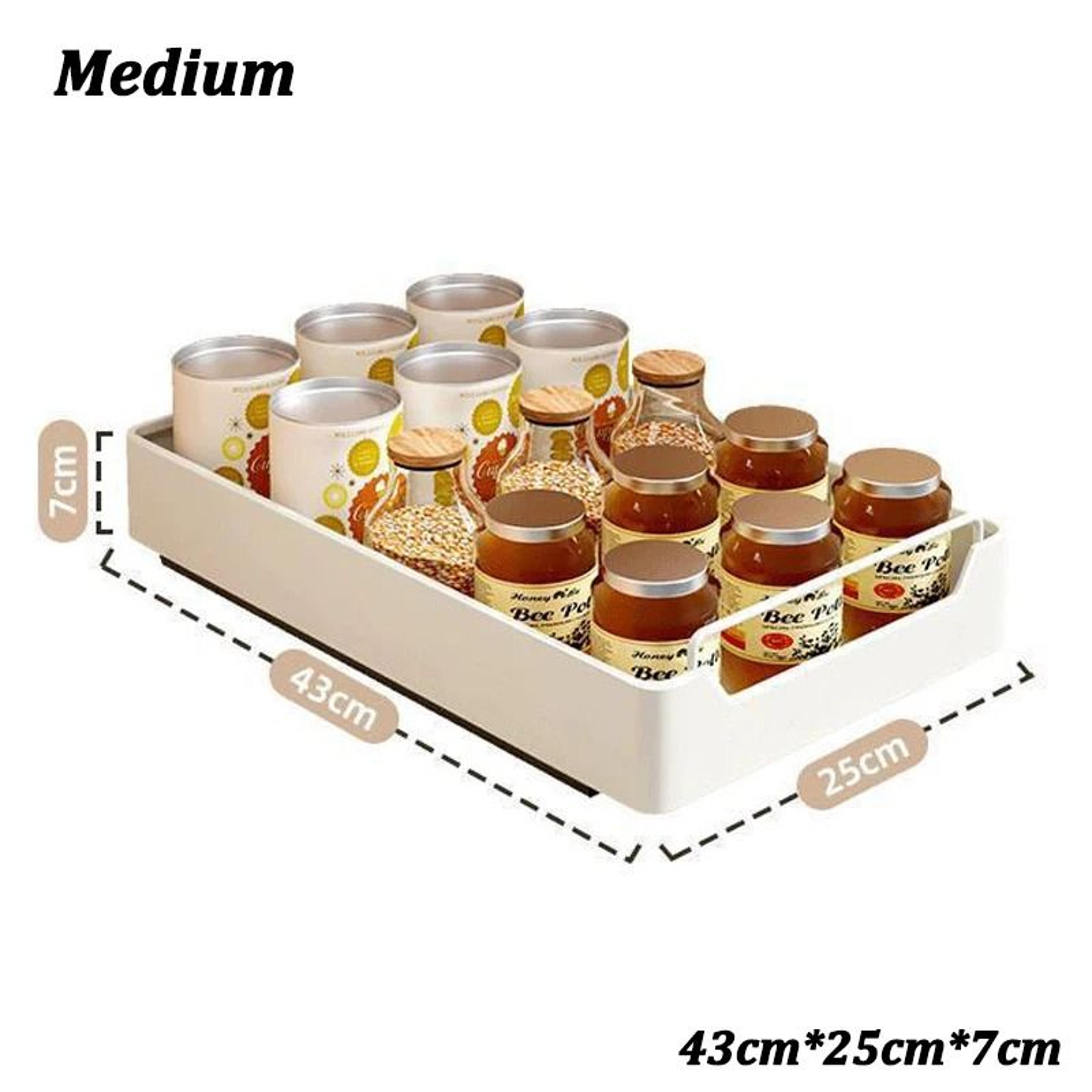 Pull Out Cabinet Organizer With Sliding Drawer Rail 9