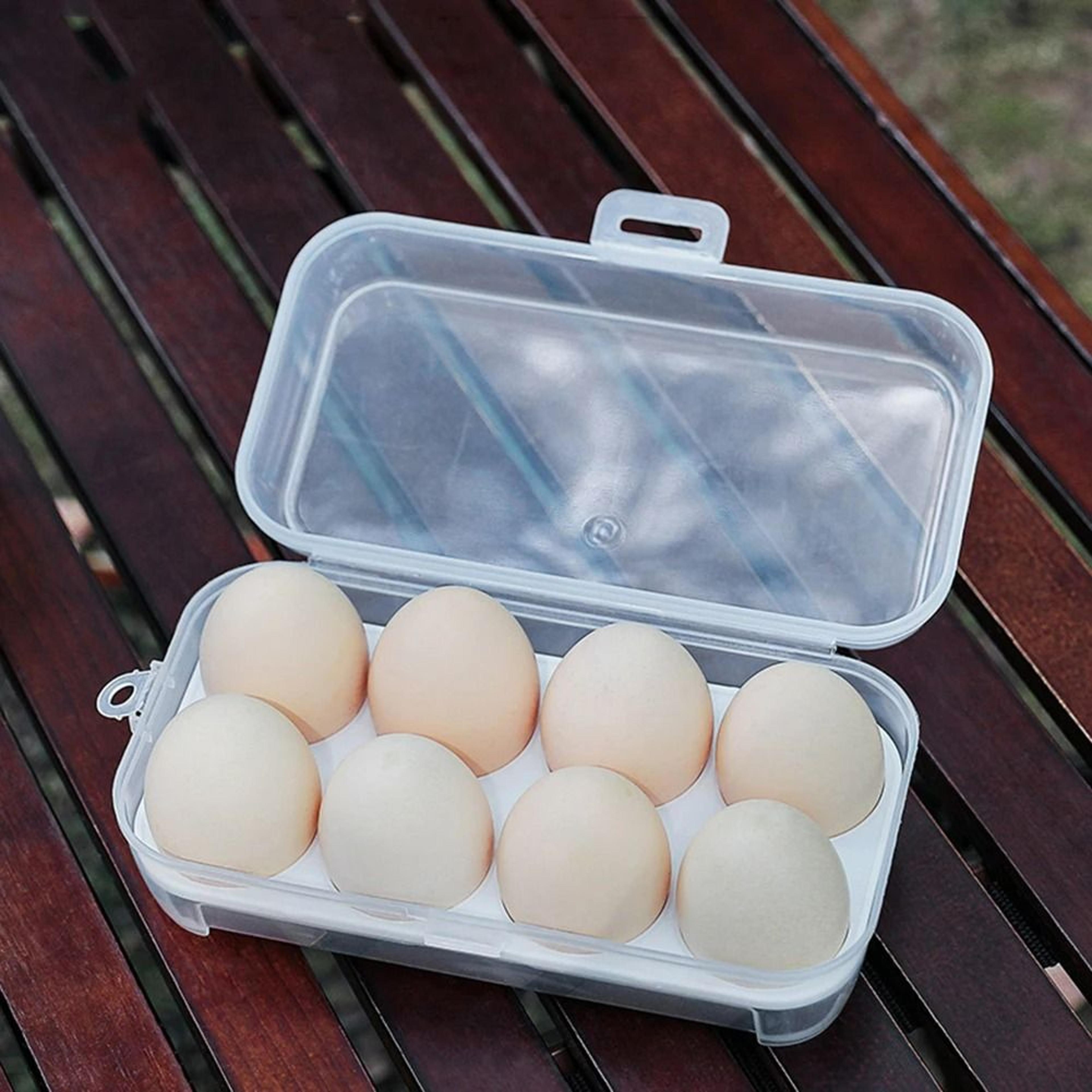 Shockproof Portable Egg Holder With Snap Tight Lid 1