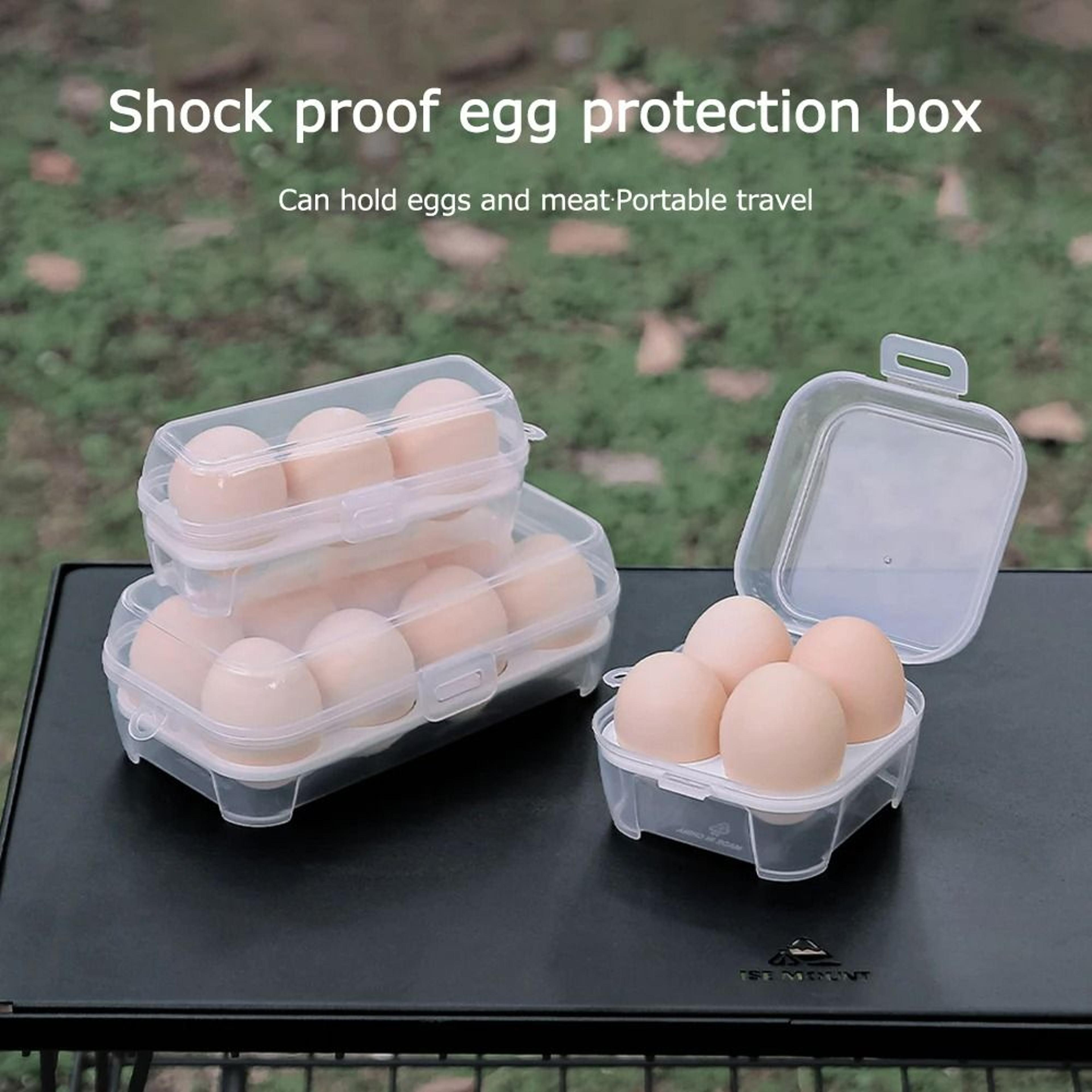 Shockproof Portable Egg Holder With Snap Tight Lid 2