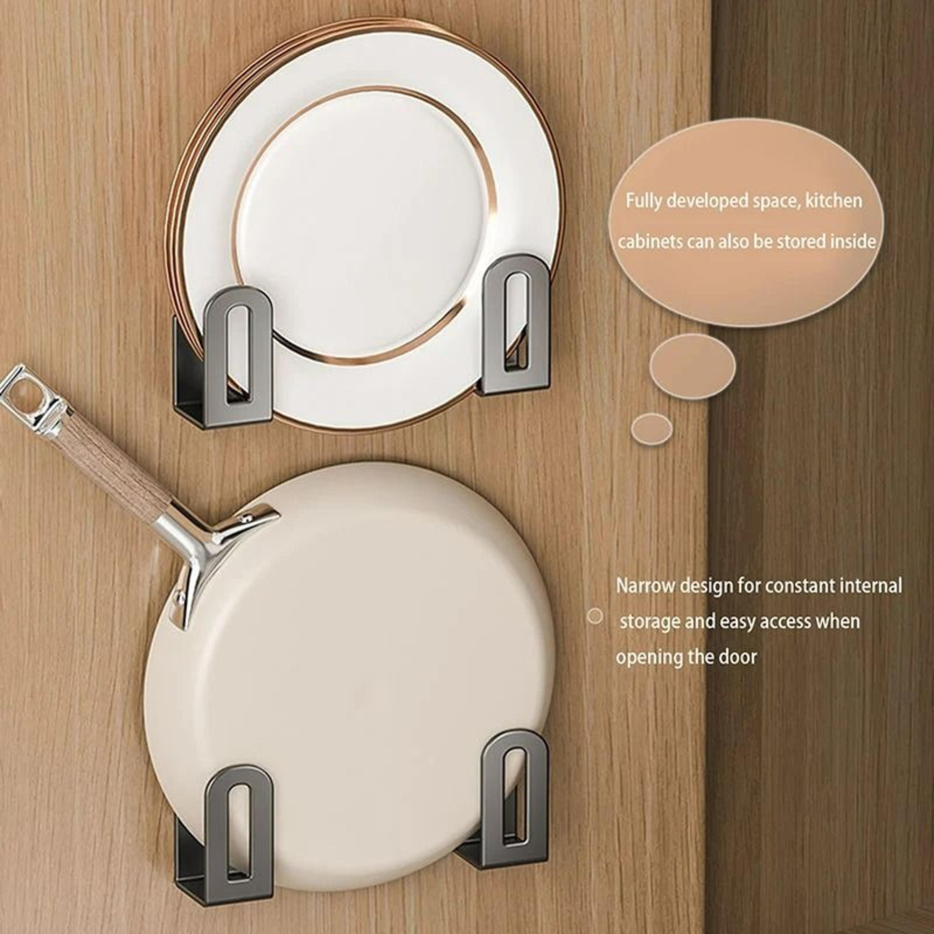 2Piece Stainless Steel WallMounted Organizer Set  MultiFunctional Kitchen Rack For Cutting Boards P 2