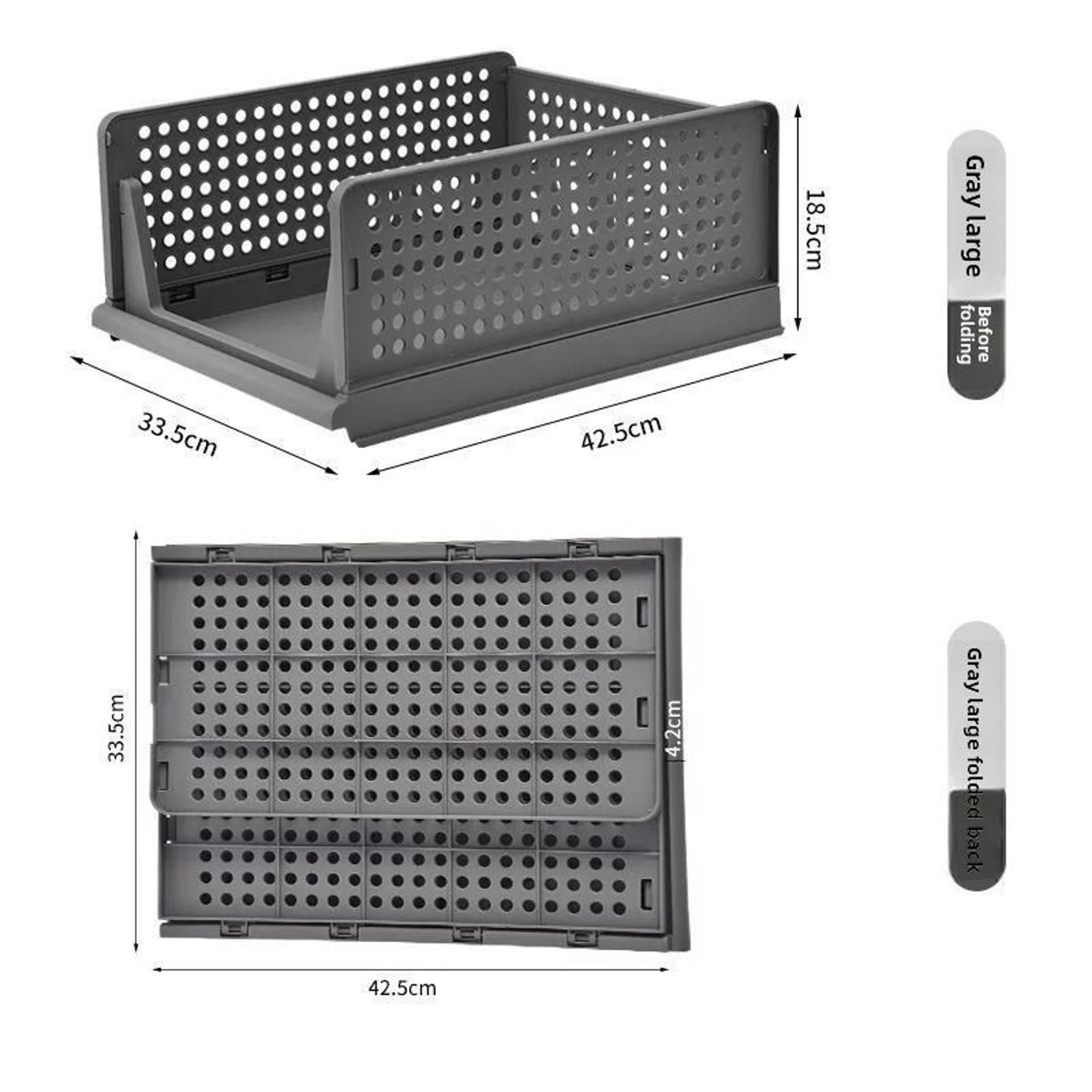 Stackable Wardrobe Storage Basket 7