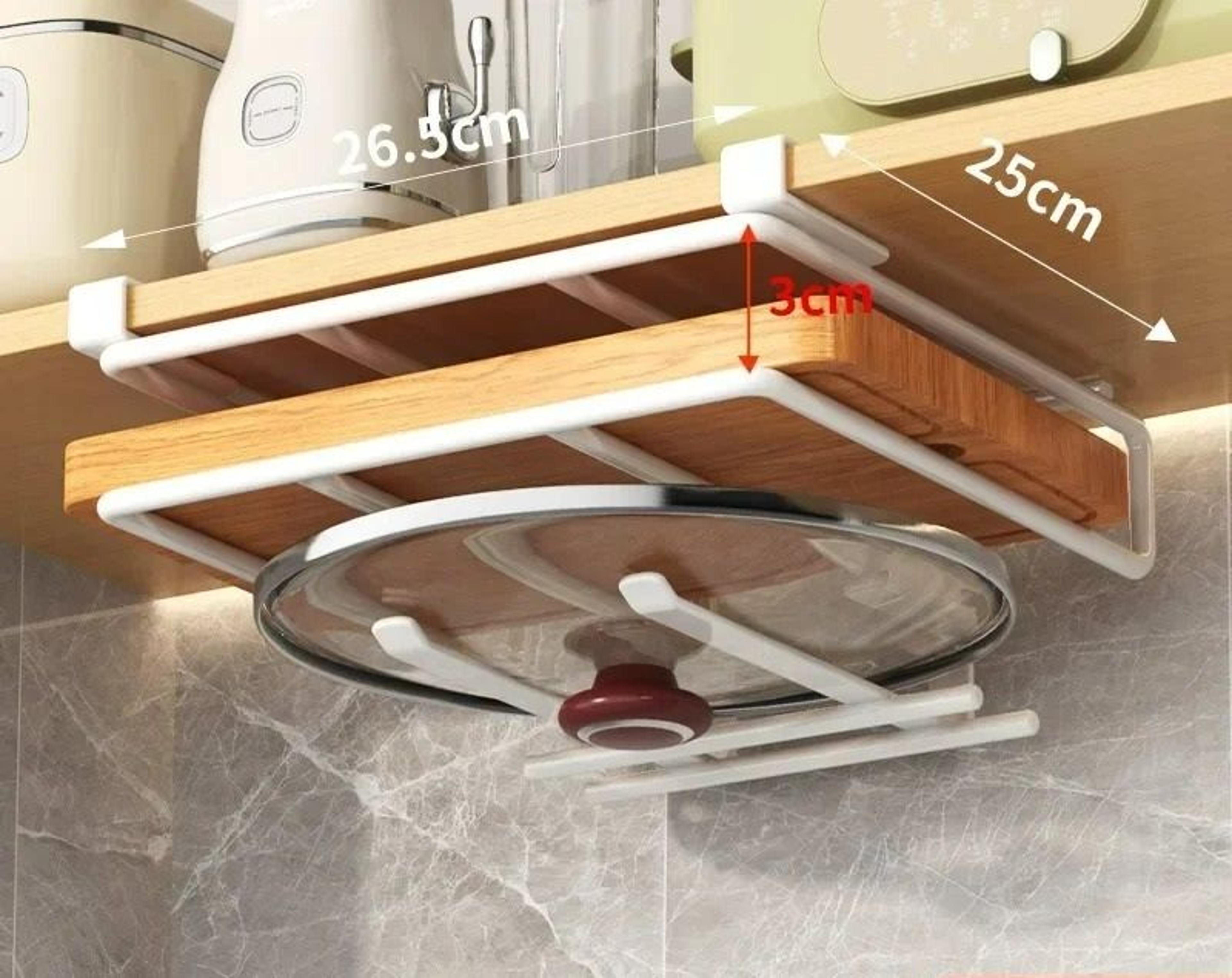 UnderShelf Cutting Board  Utility Mug Hanger Rack 7