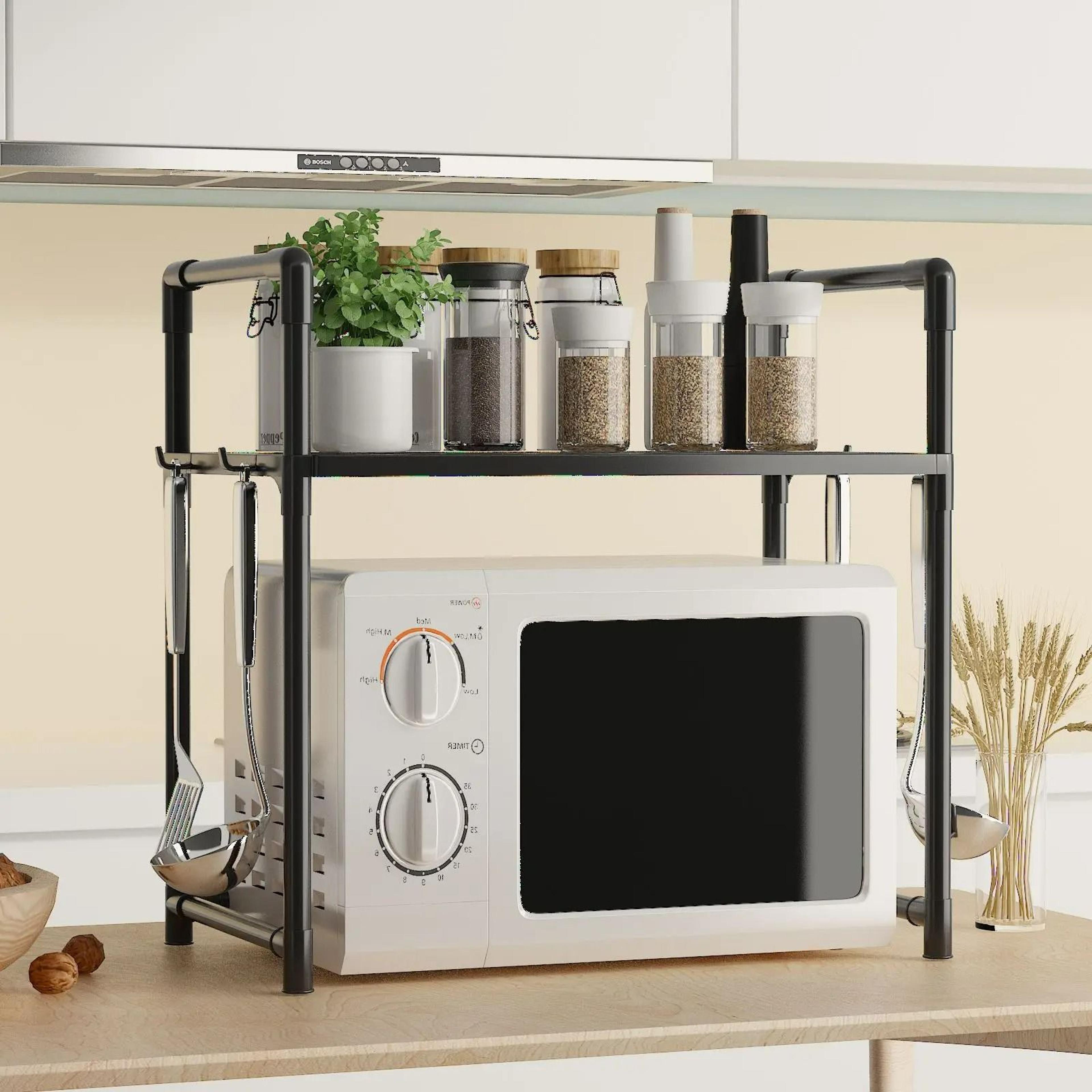 ExtraWide HeavyDuty Microwave Stand  Kitchen Organizer 6