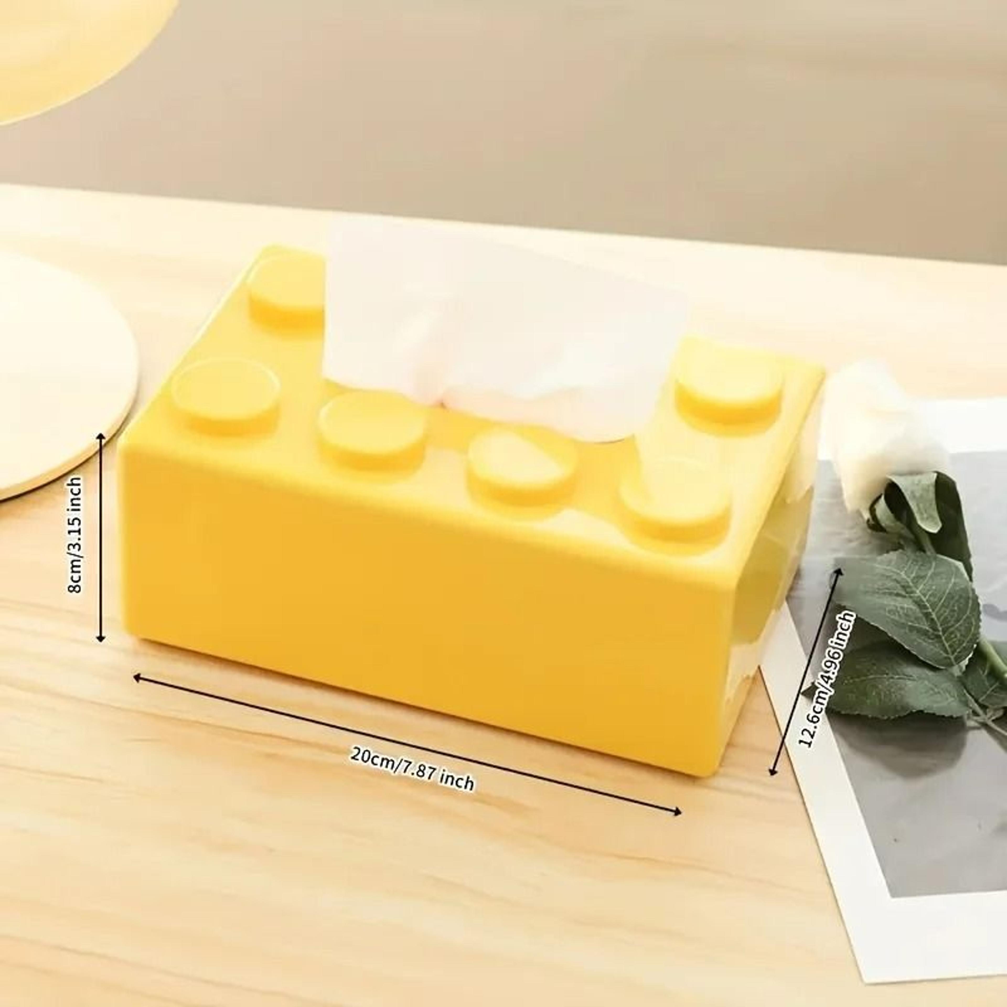 Building Block Creative Tissue Box And Desktop Storage Organizer 6