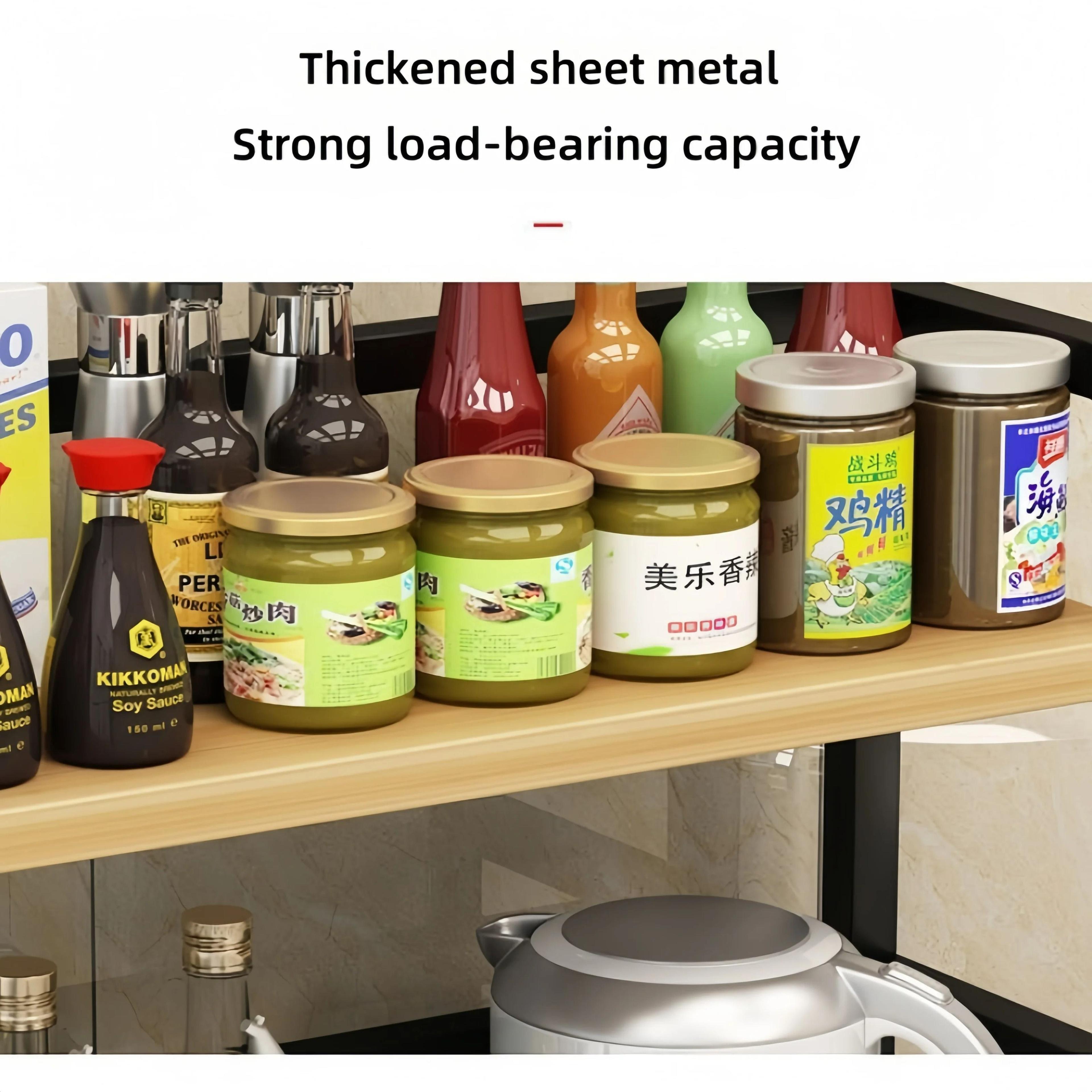 MultiLayer Countertop Seasoning Storage Rack And Bathroom Accessory Shelf 1