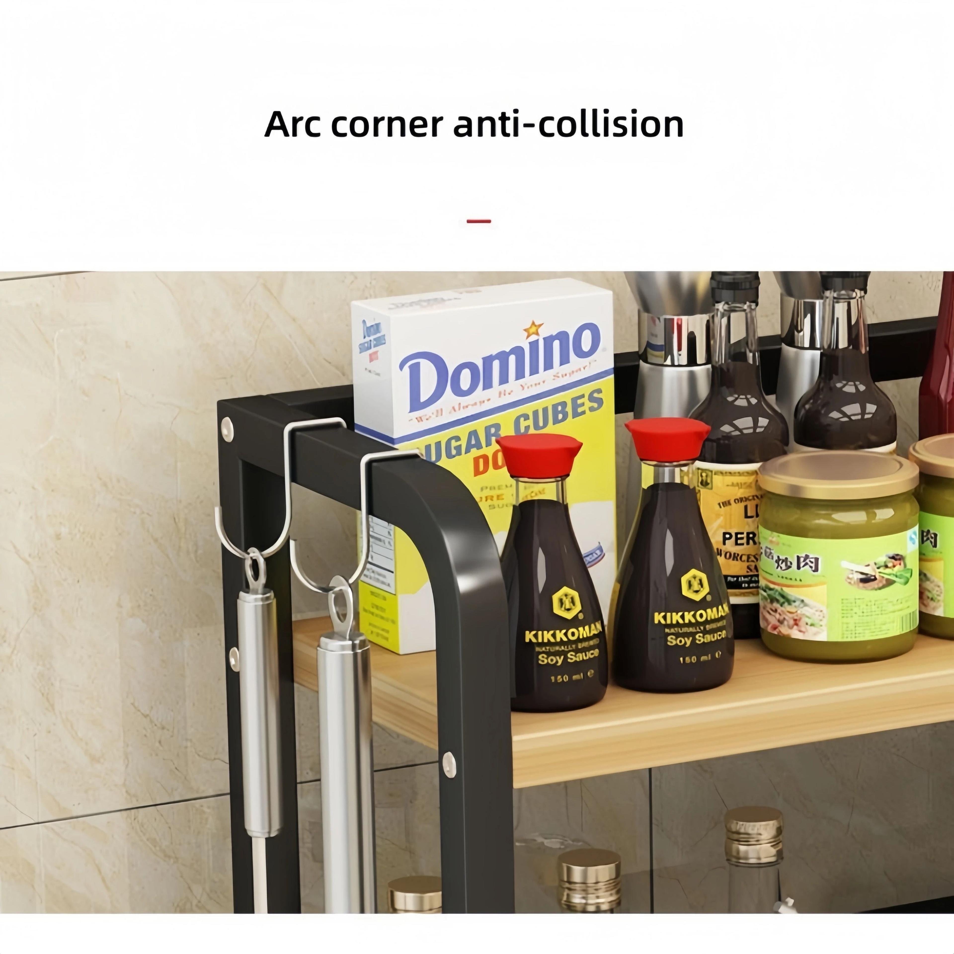 MultiLayer Countertop Seasoning Storage Rack And Bathroom Accessory Shelf 2