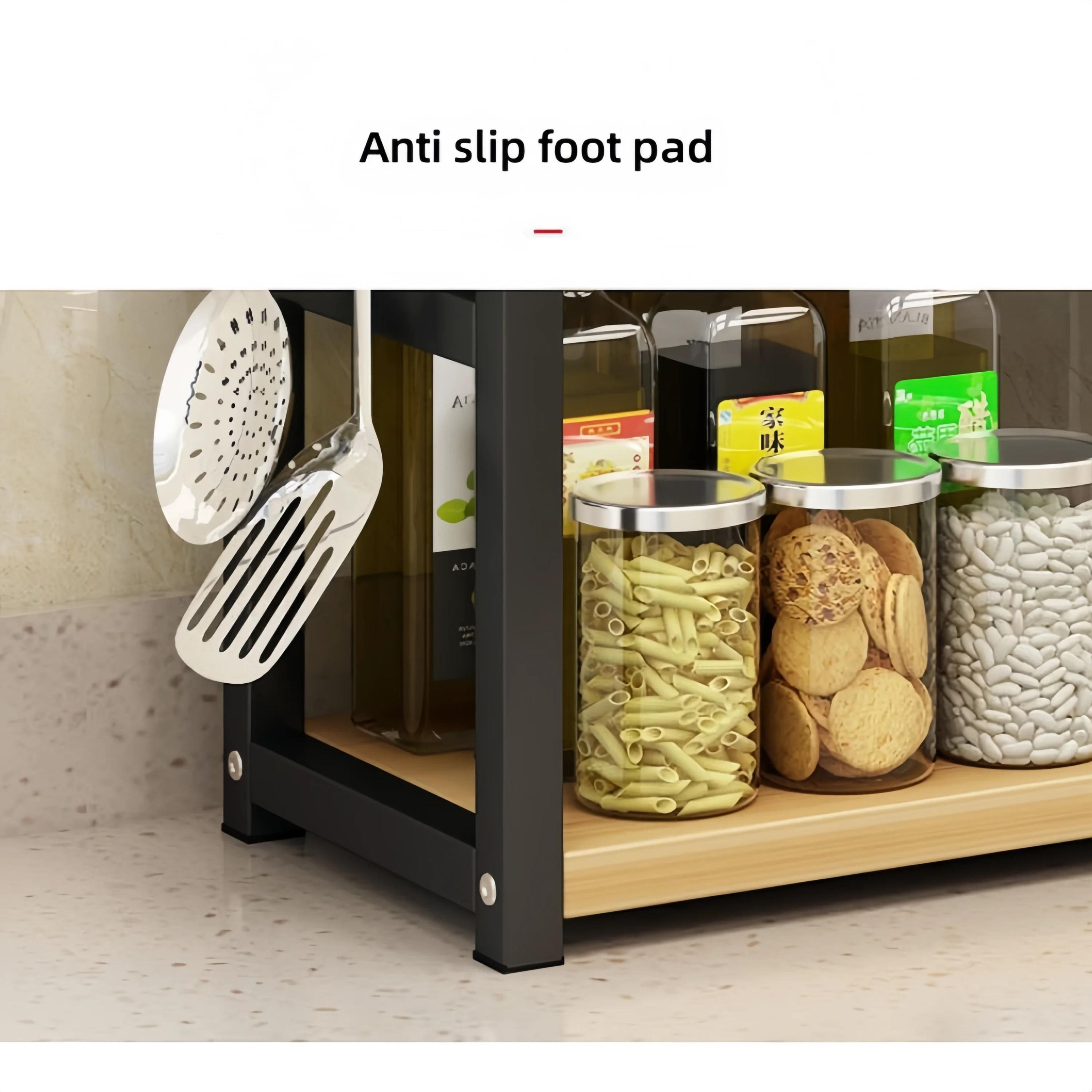 MultiLayer Countertop Seasoning Storage Rack And Bathroom Accessory Shelf 3