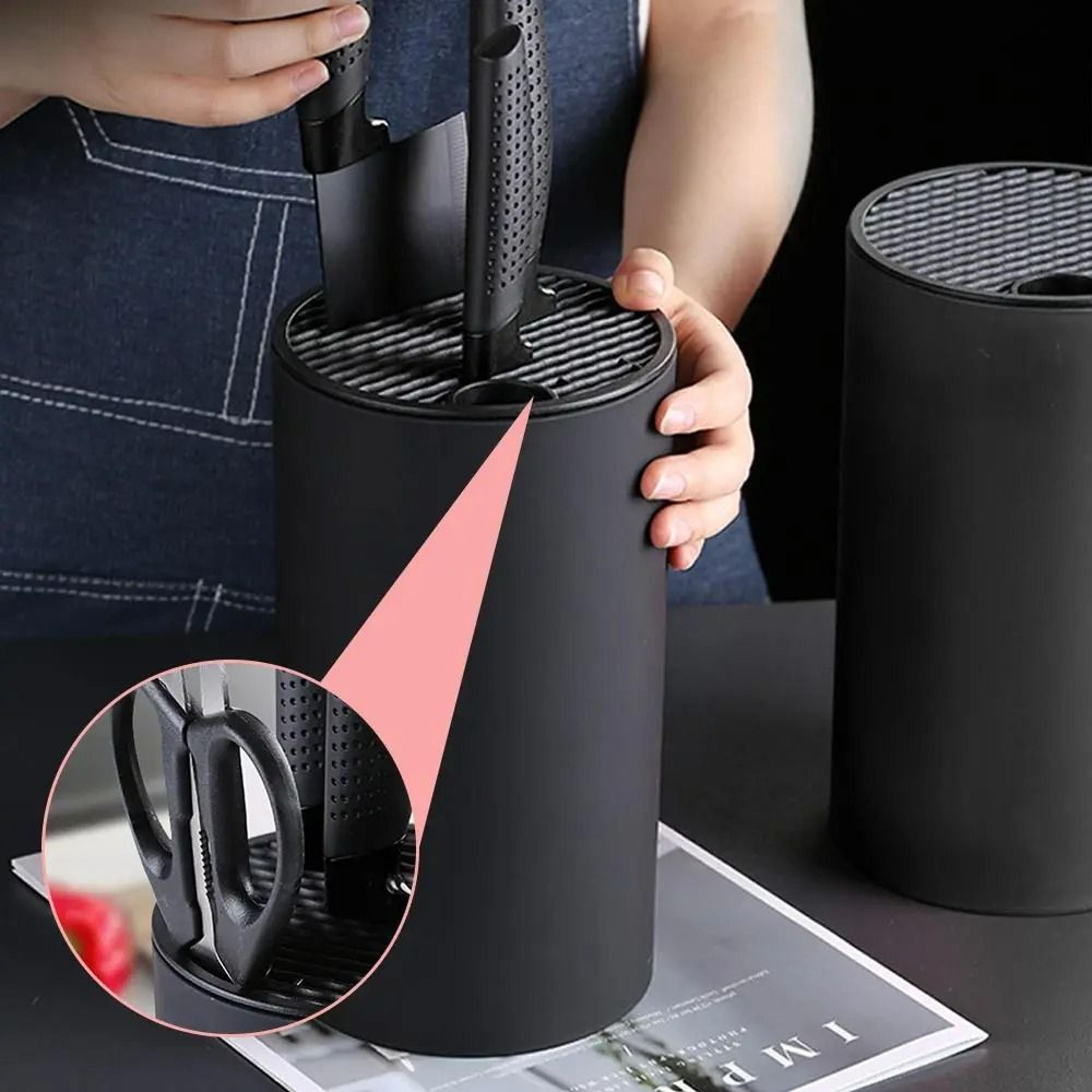 Universal Drainable Kitchen Knife Holder And Chef Knife Stand Bucket 3