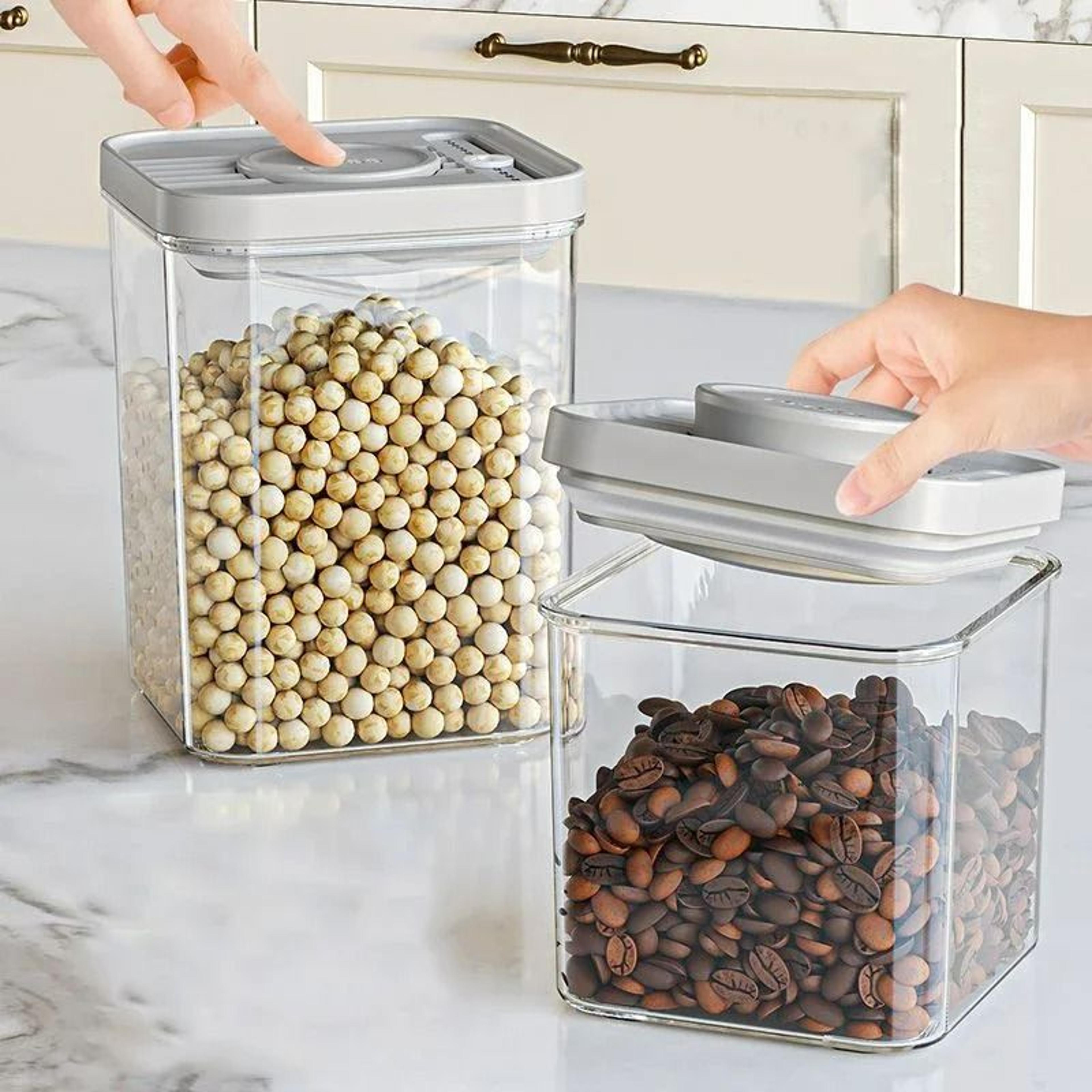 airtight pop food storage containers and stackable bpa-free pantry organizers