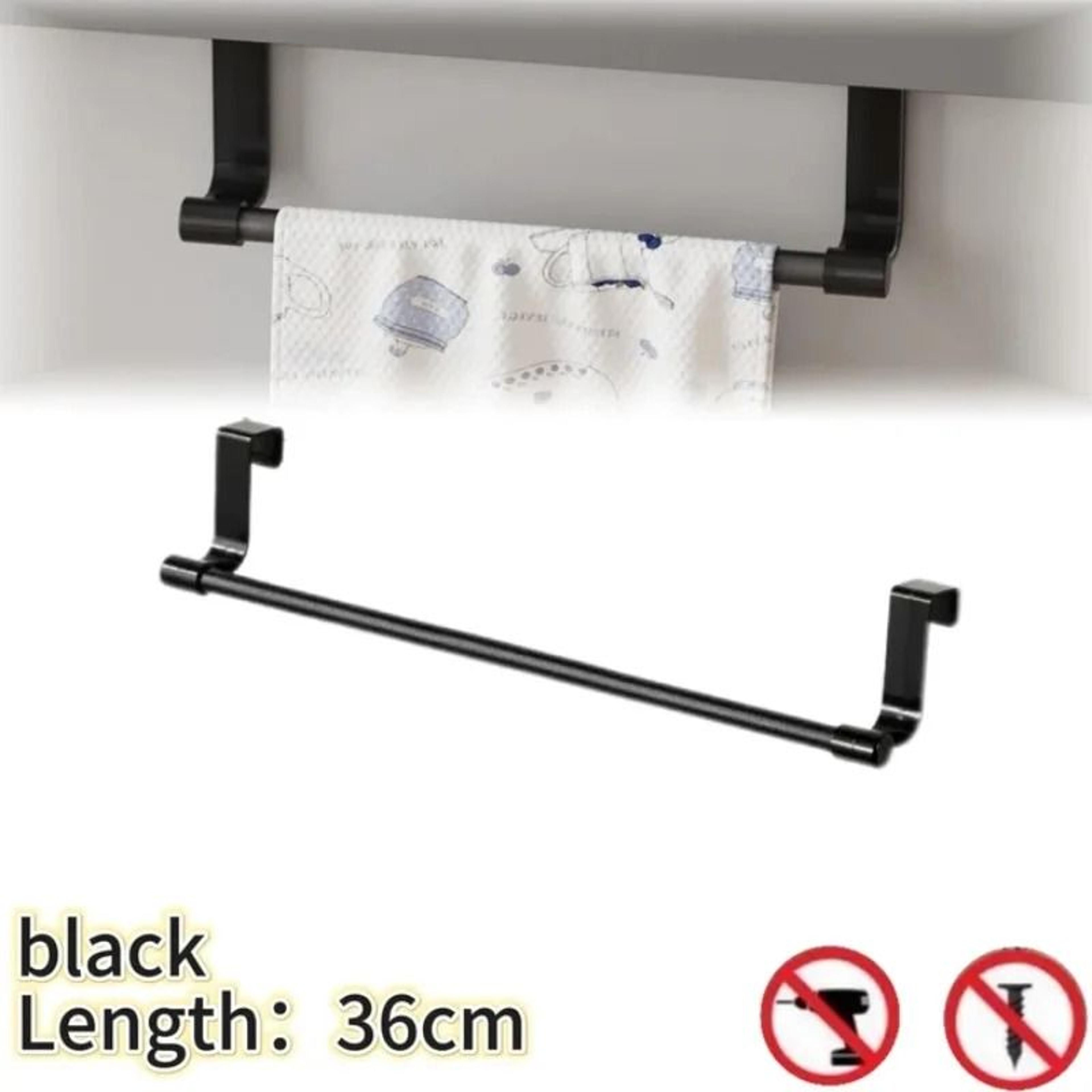OvertheDoor Stainless Steel Towel Bar And Cabinet Door Hanging Storage Organizer 9