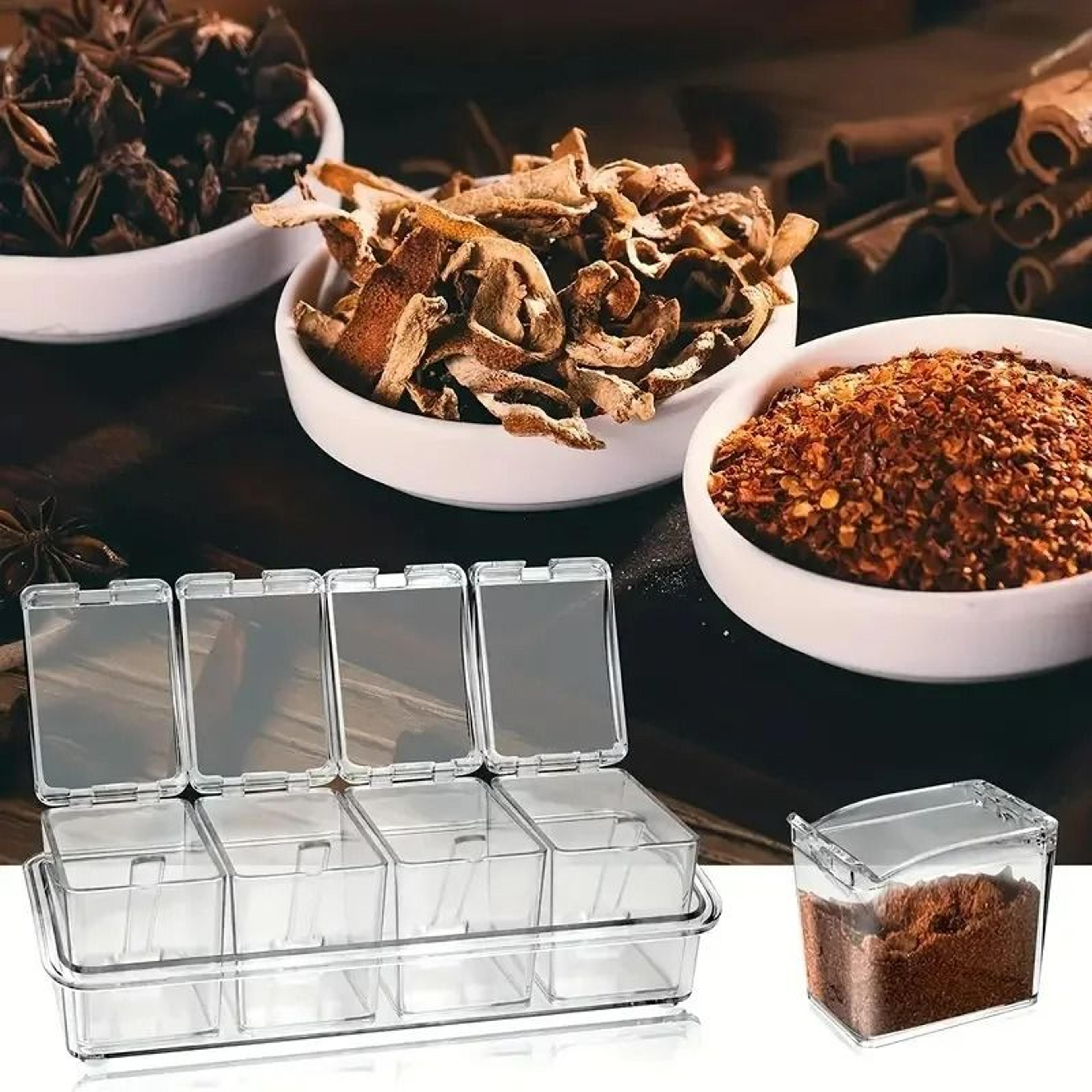 CrystalClear 4in1 Premium Spice Organizer Set 2