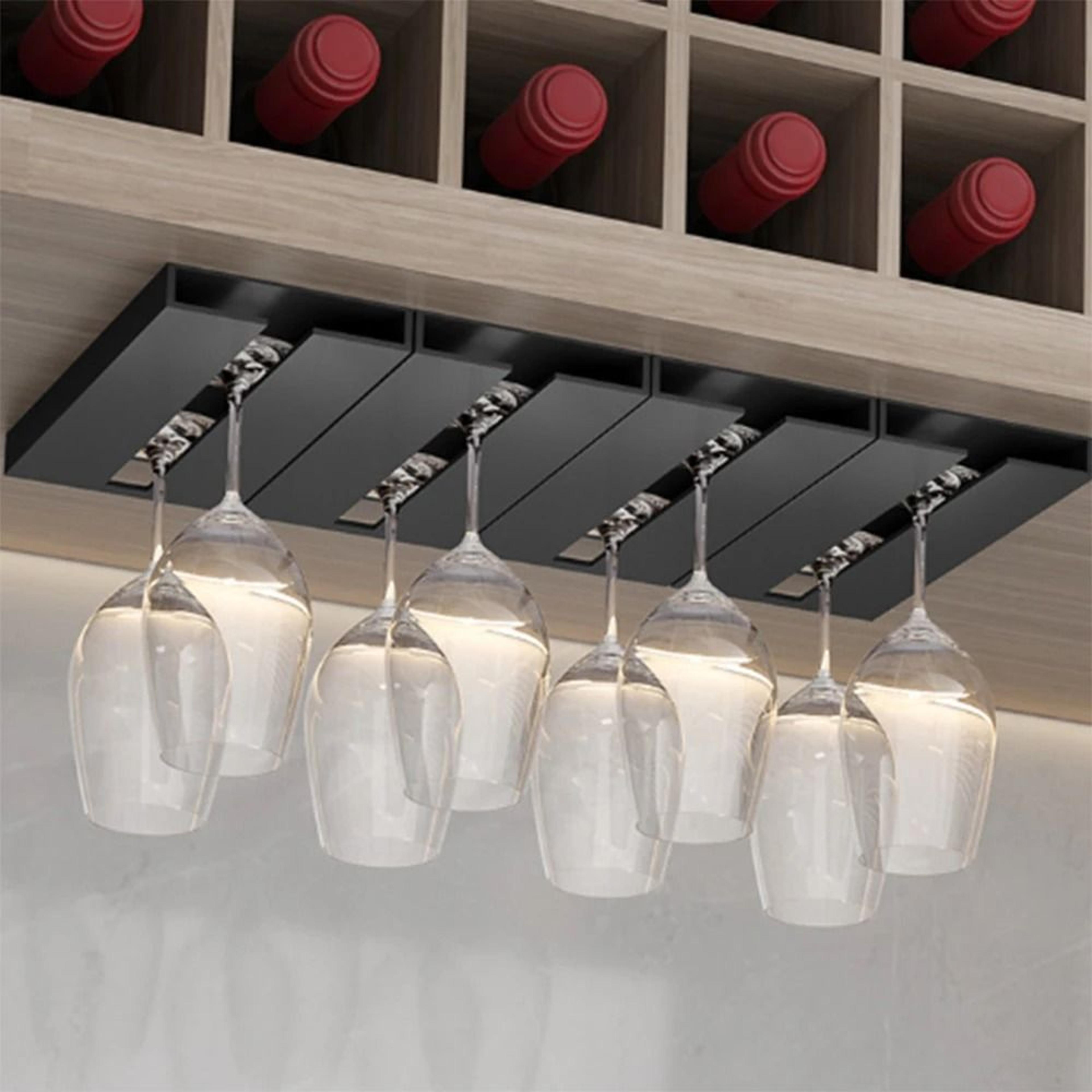 UnderCabinet Stemware Storage Rack 2