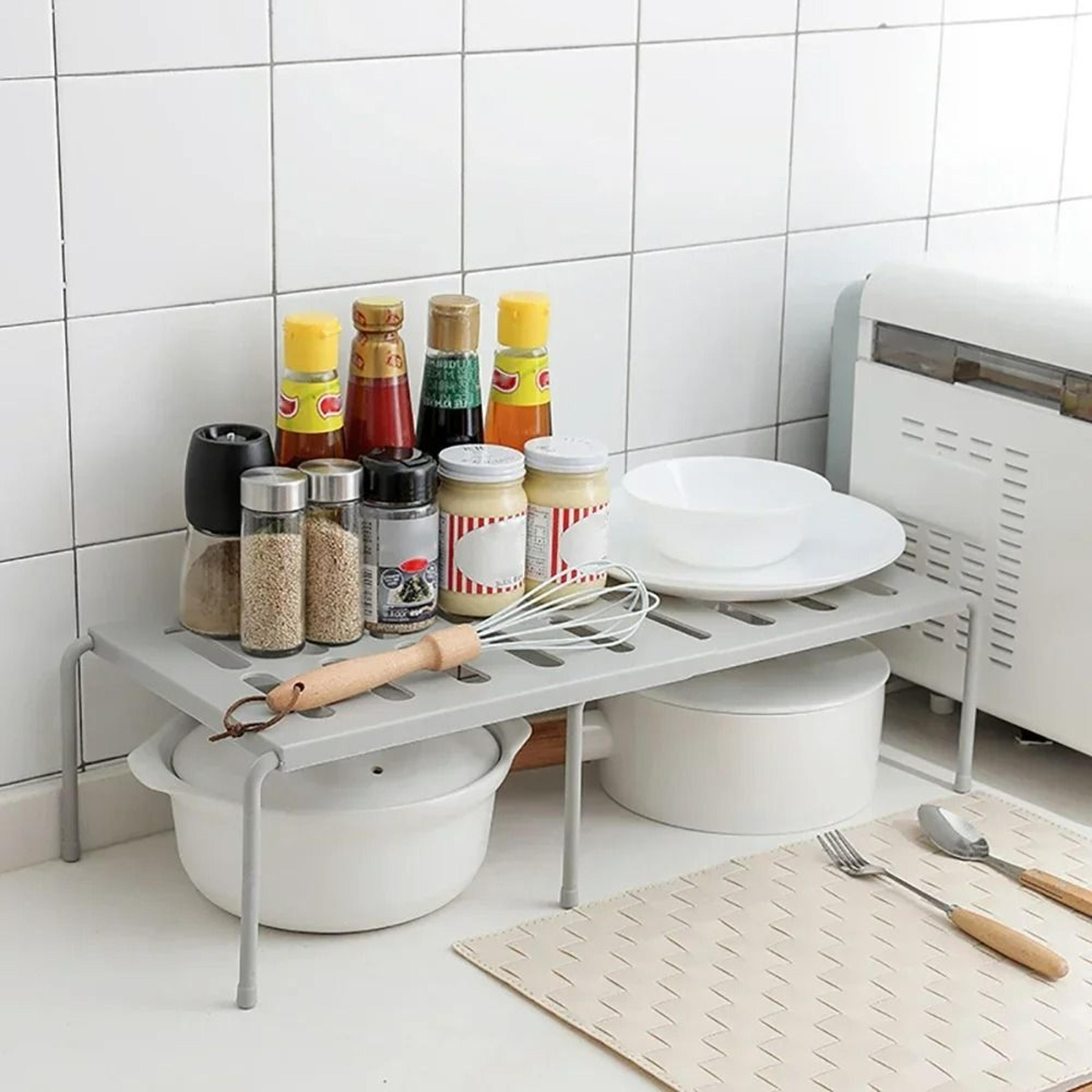Expandable Freestanding Kitchen Storage Rack 2