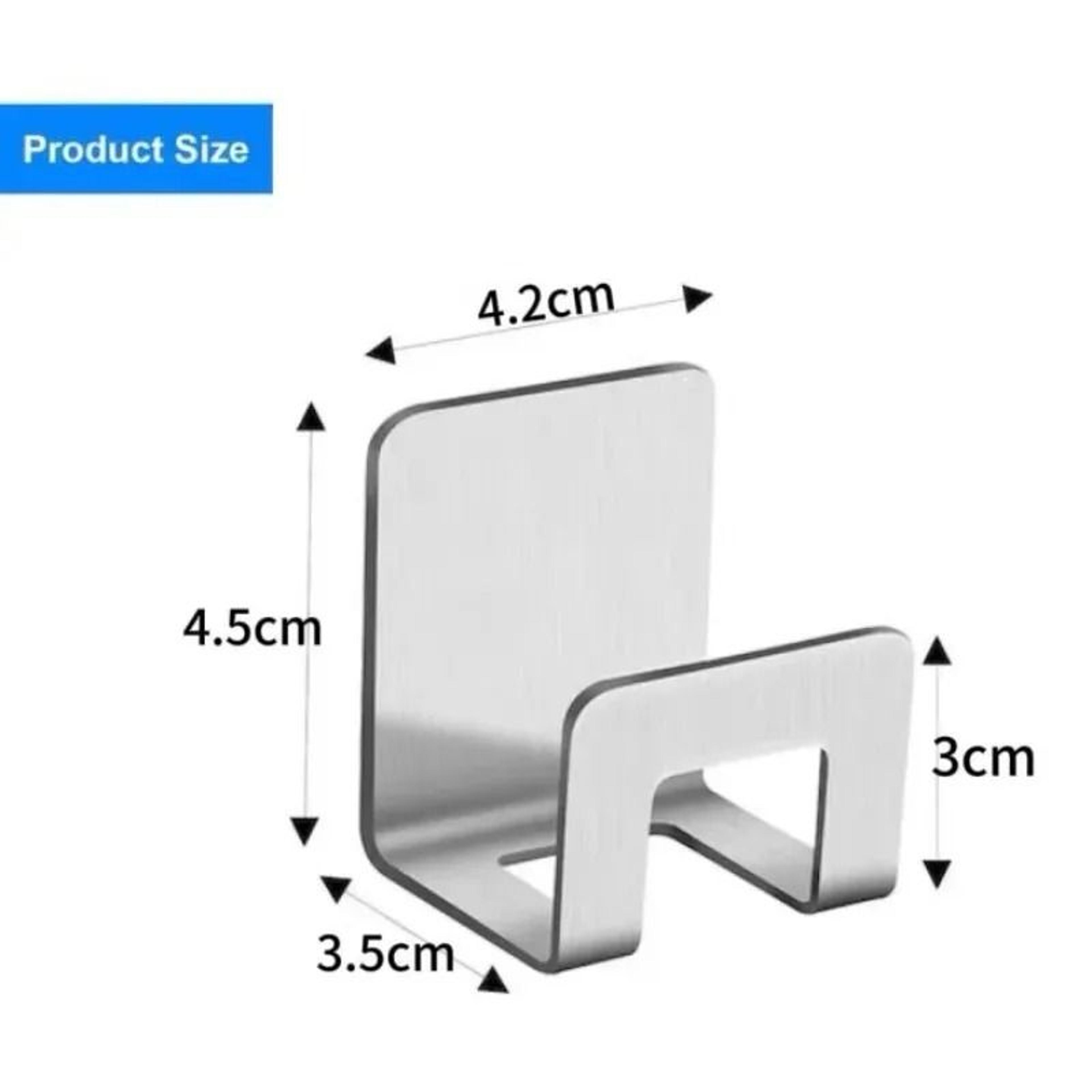 Stainless Steel SelfAdhesive Sink Organizer Hook 2
