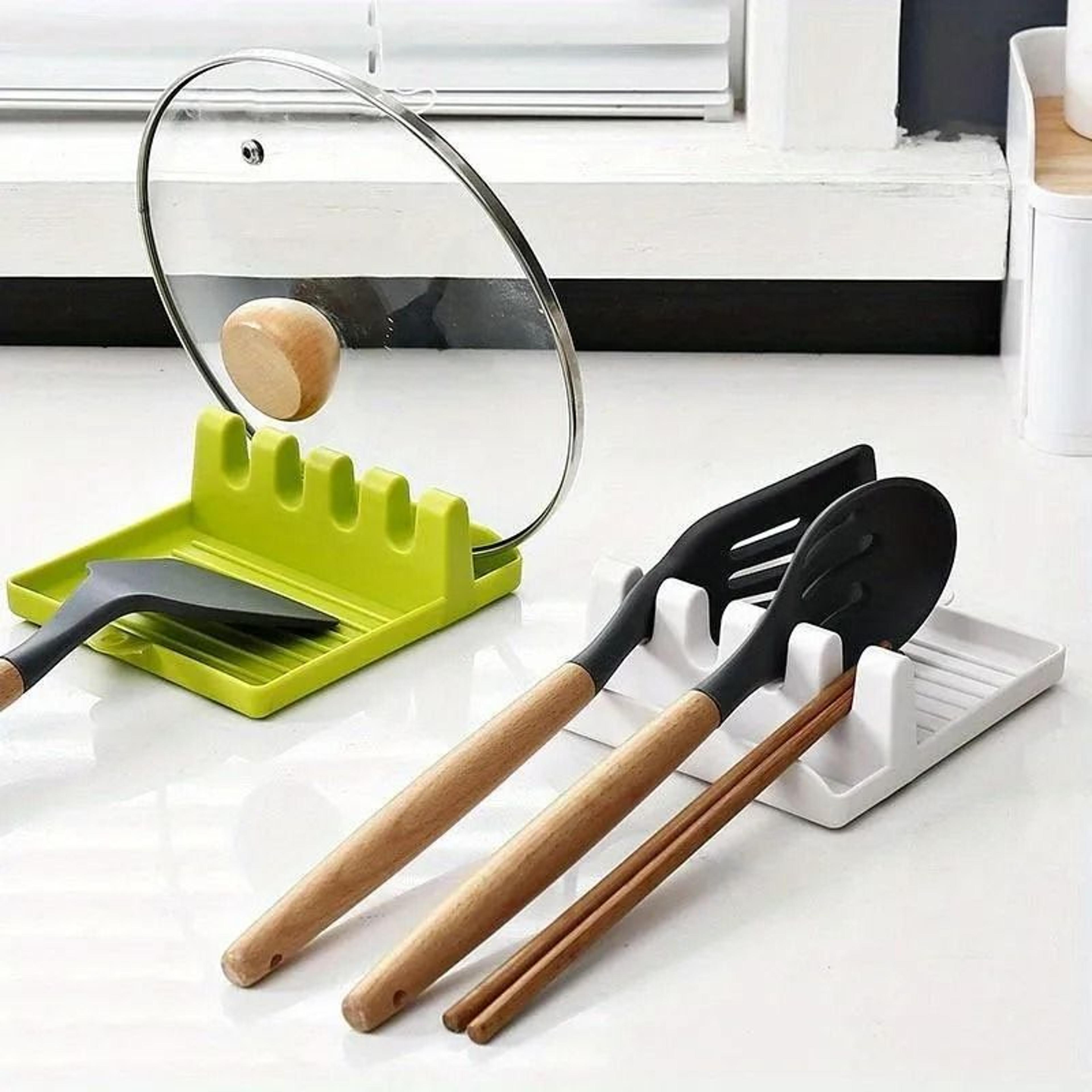 Multipurpose NonSlip Kitchen Spoon Rest  Spatula Holder 1
