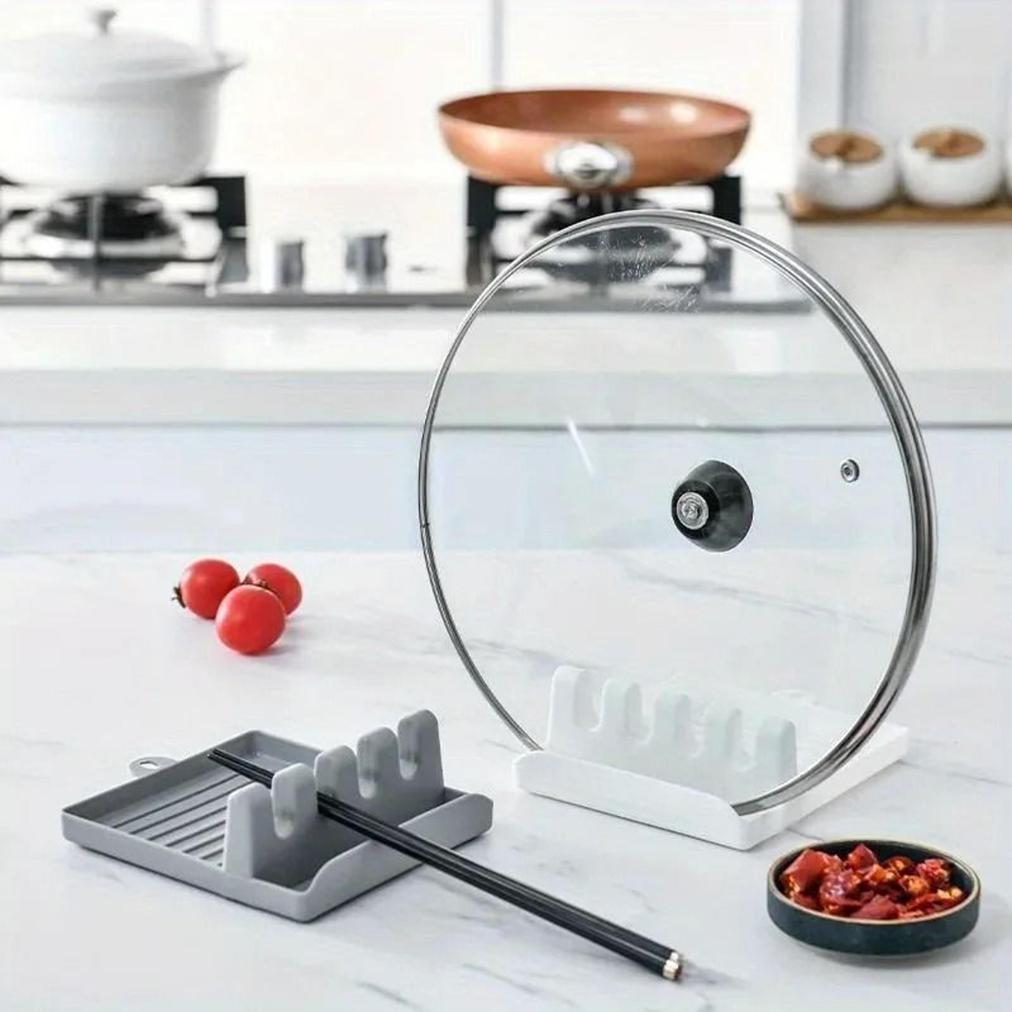 Multipurpose NonSlip Kitchen Spoon Rest  Spatula Holder 5