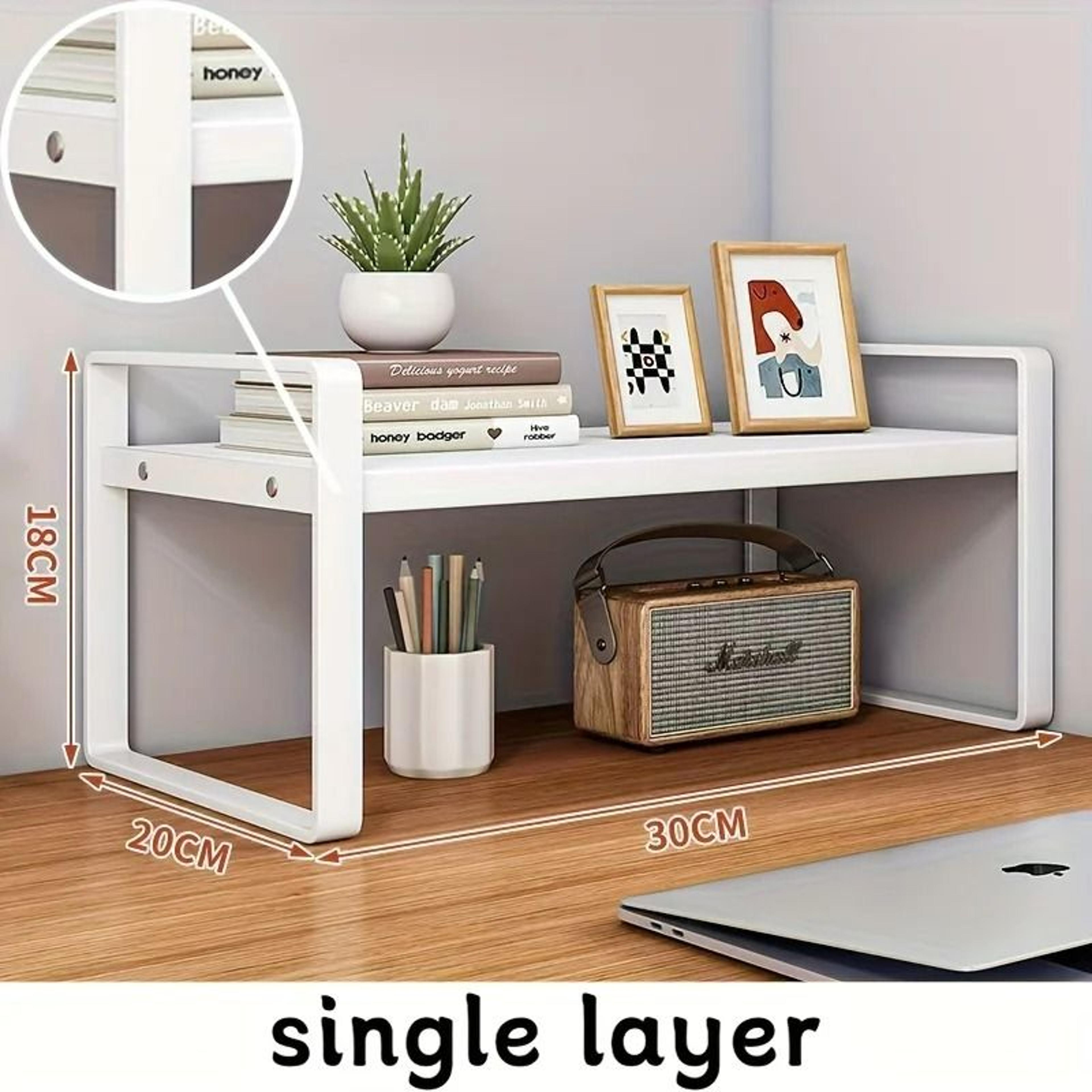 MultiTier Iron Desktop Storage Rack 2