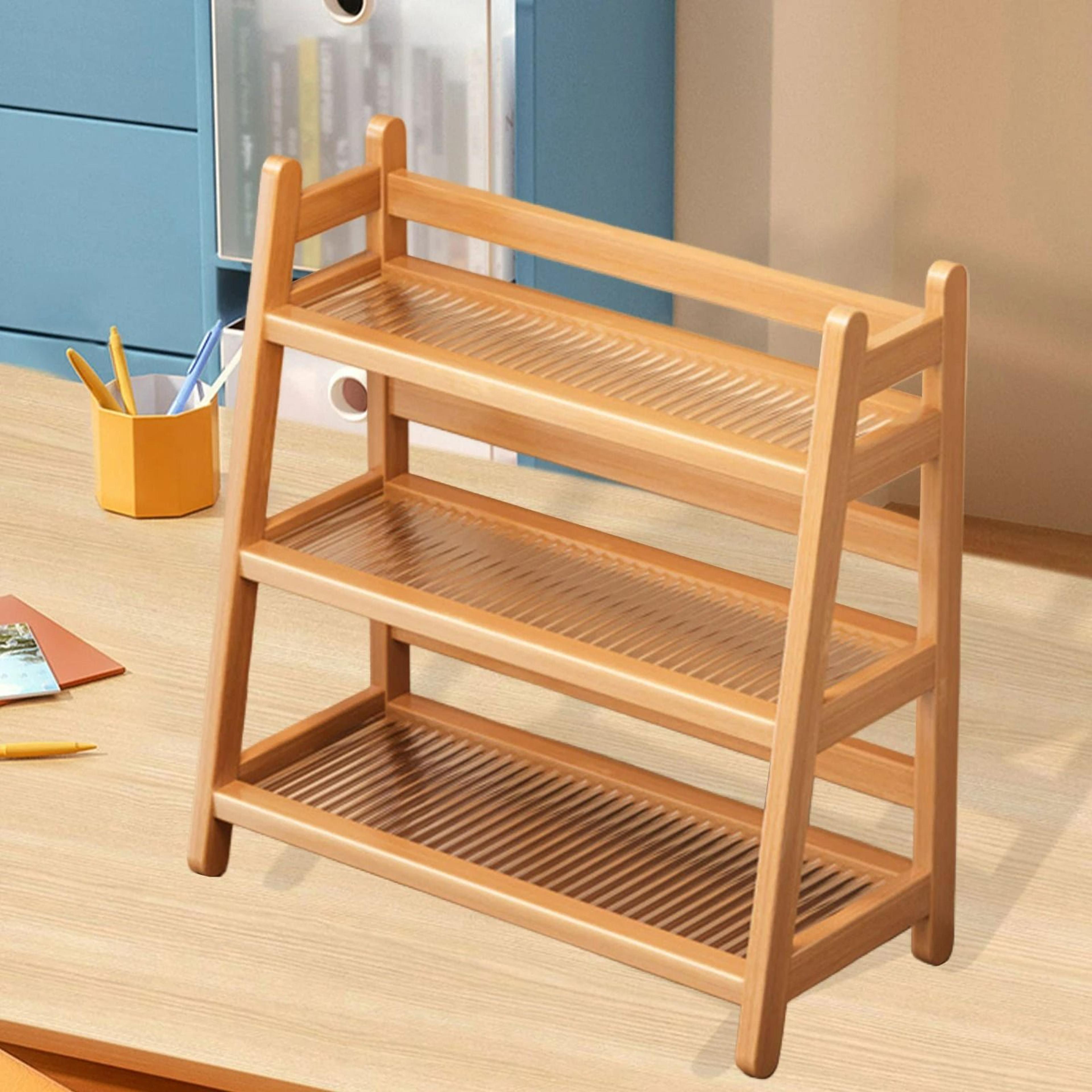 MultiTier Wooden Coffee Syrup  Mug Display Stand 1