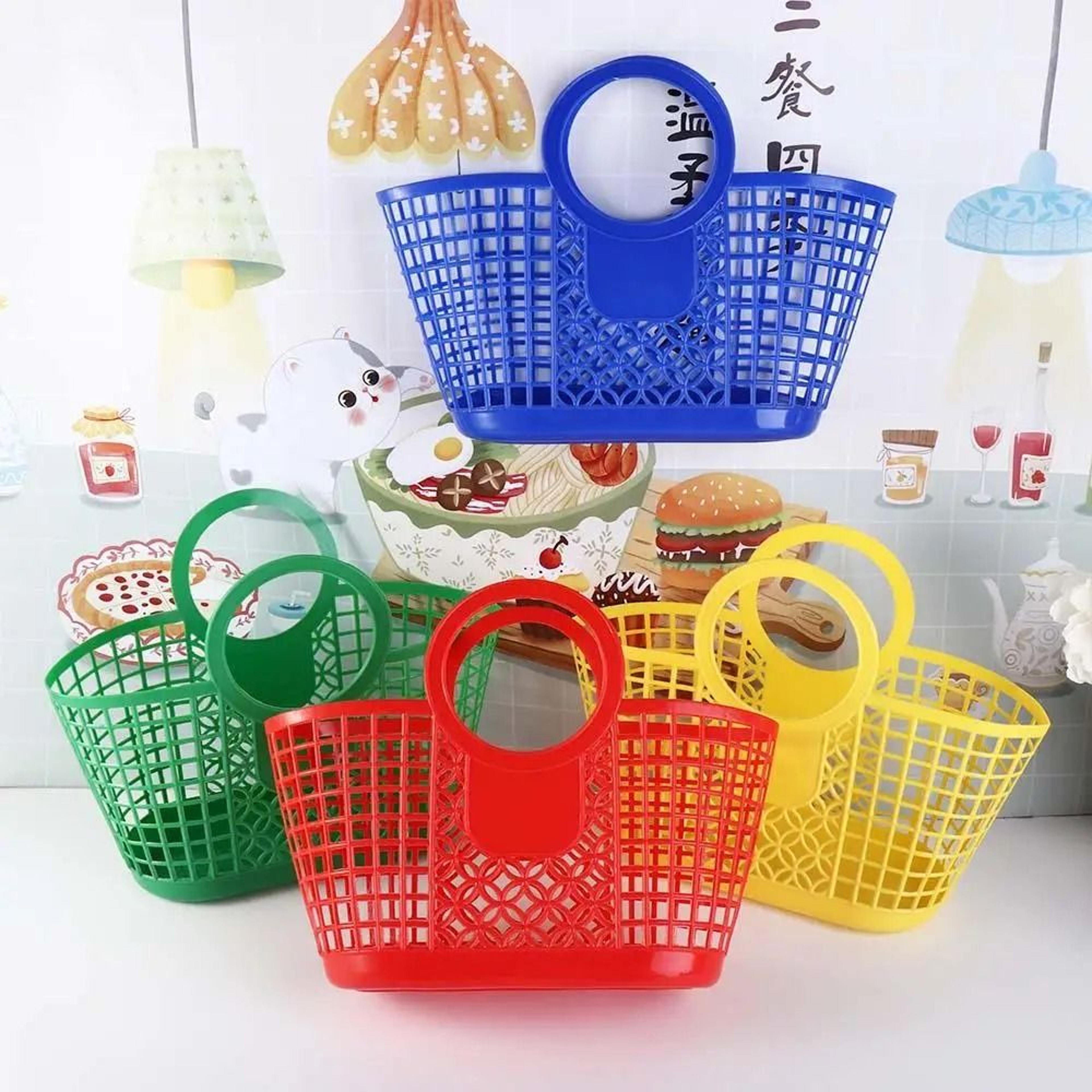 portable hollow mesh utility & shower basket