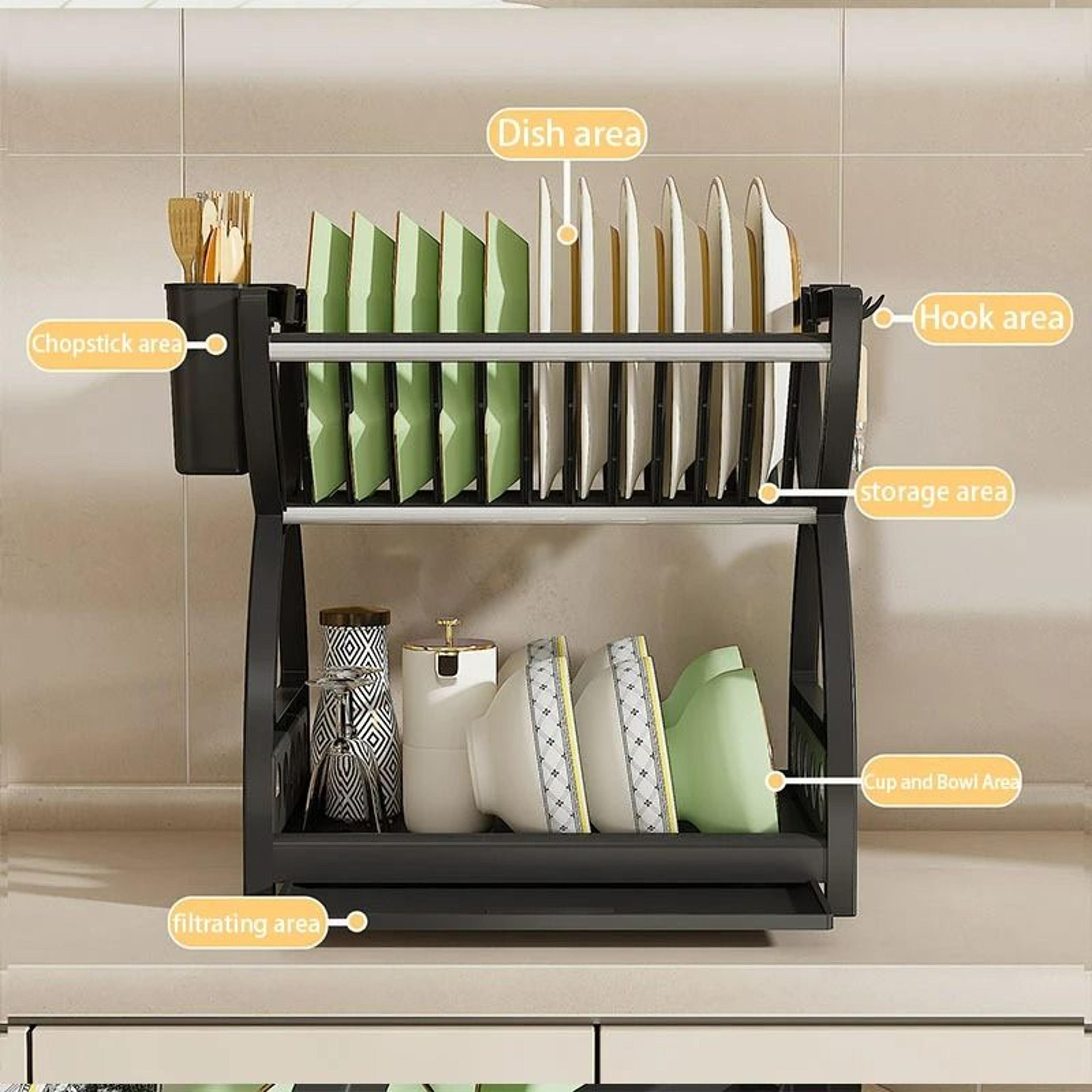 MultiTier OvertheSink Kitchen Utensil Storage Rack 4