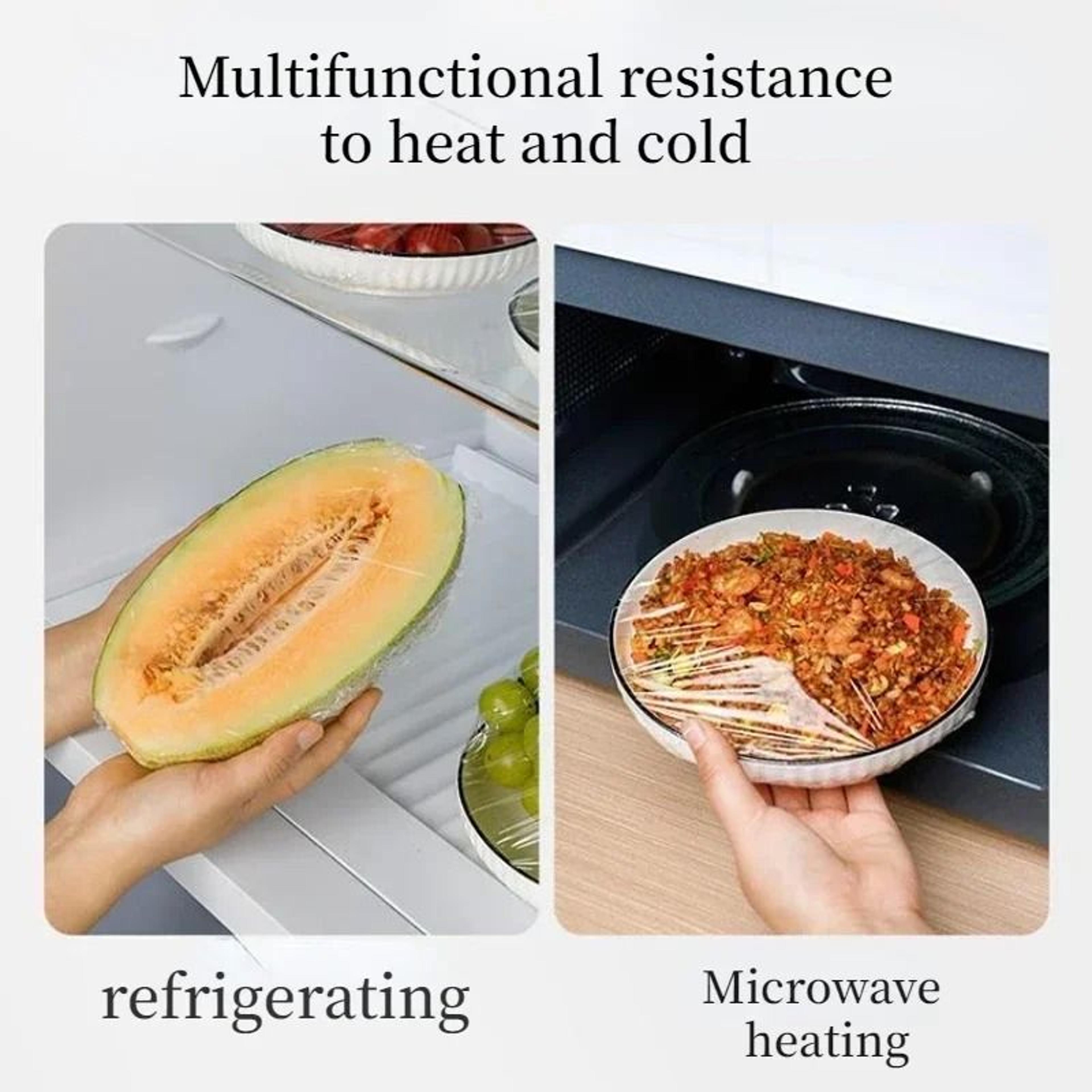 500Piece Elastic Stretch FreshKeeping Food Cover Set 5