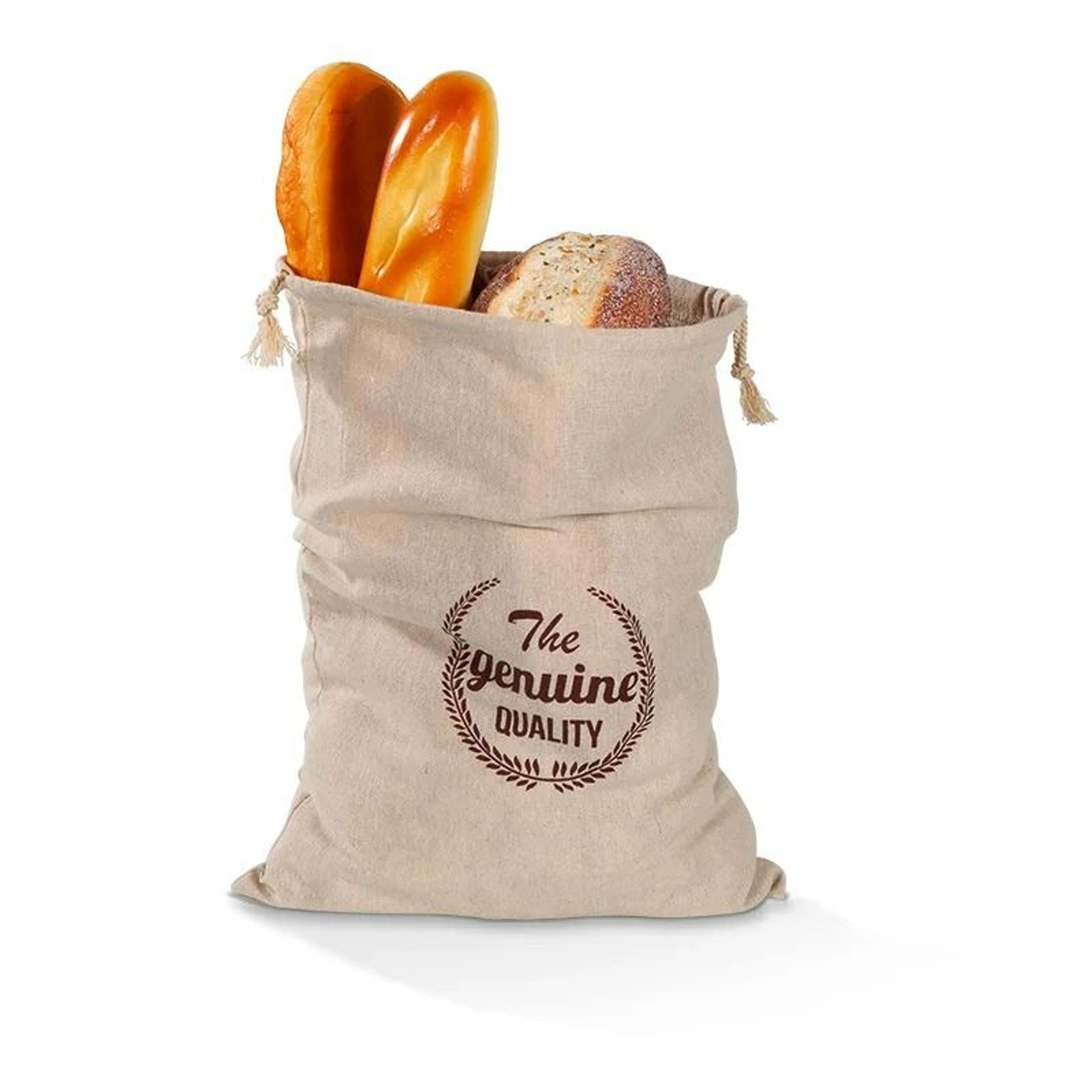 Reusable Linen Drawstring Bread Storage Bag 6