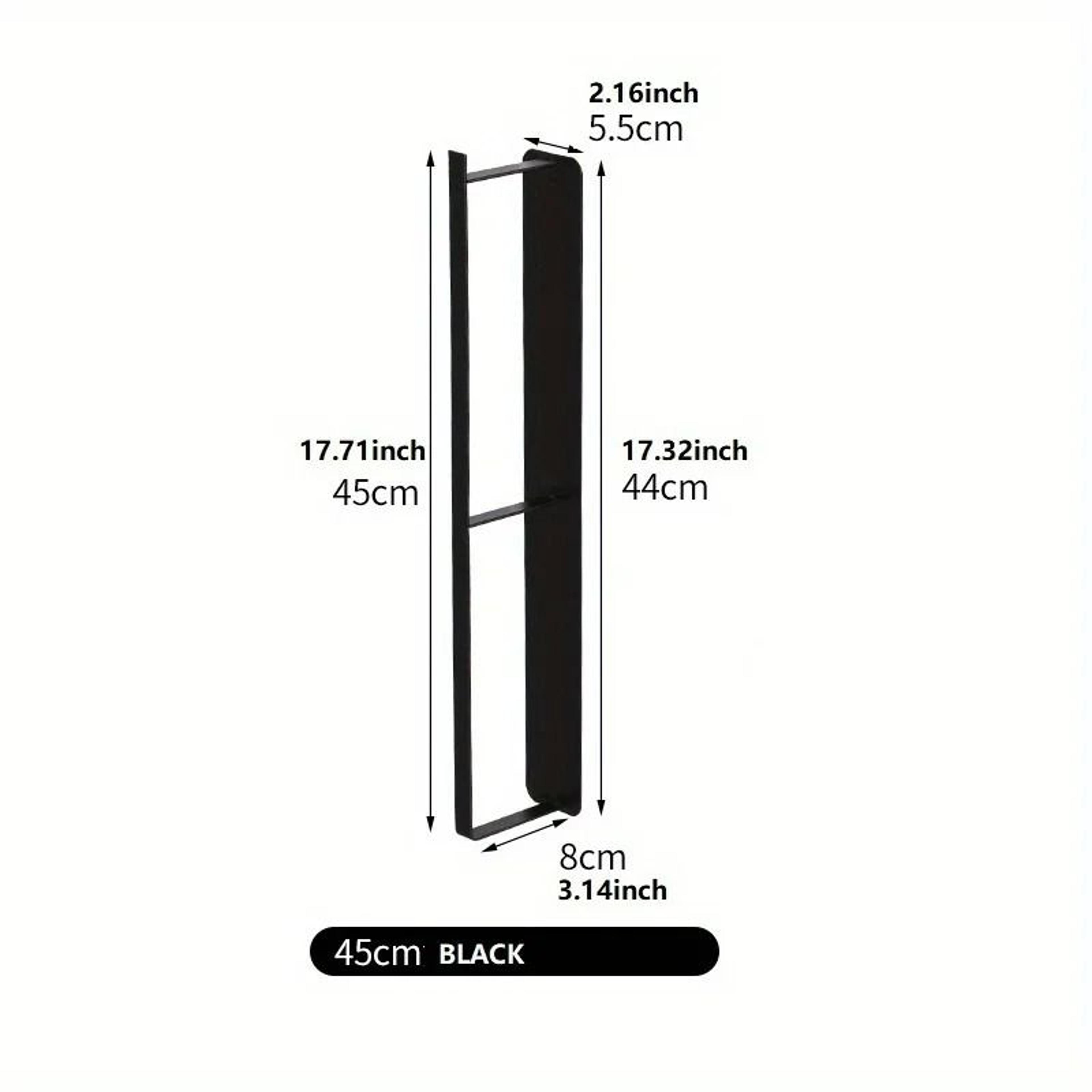 Magnetic Side SpaceSaving Hanger And Towel Storage Organizer 7