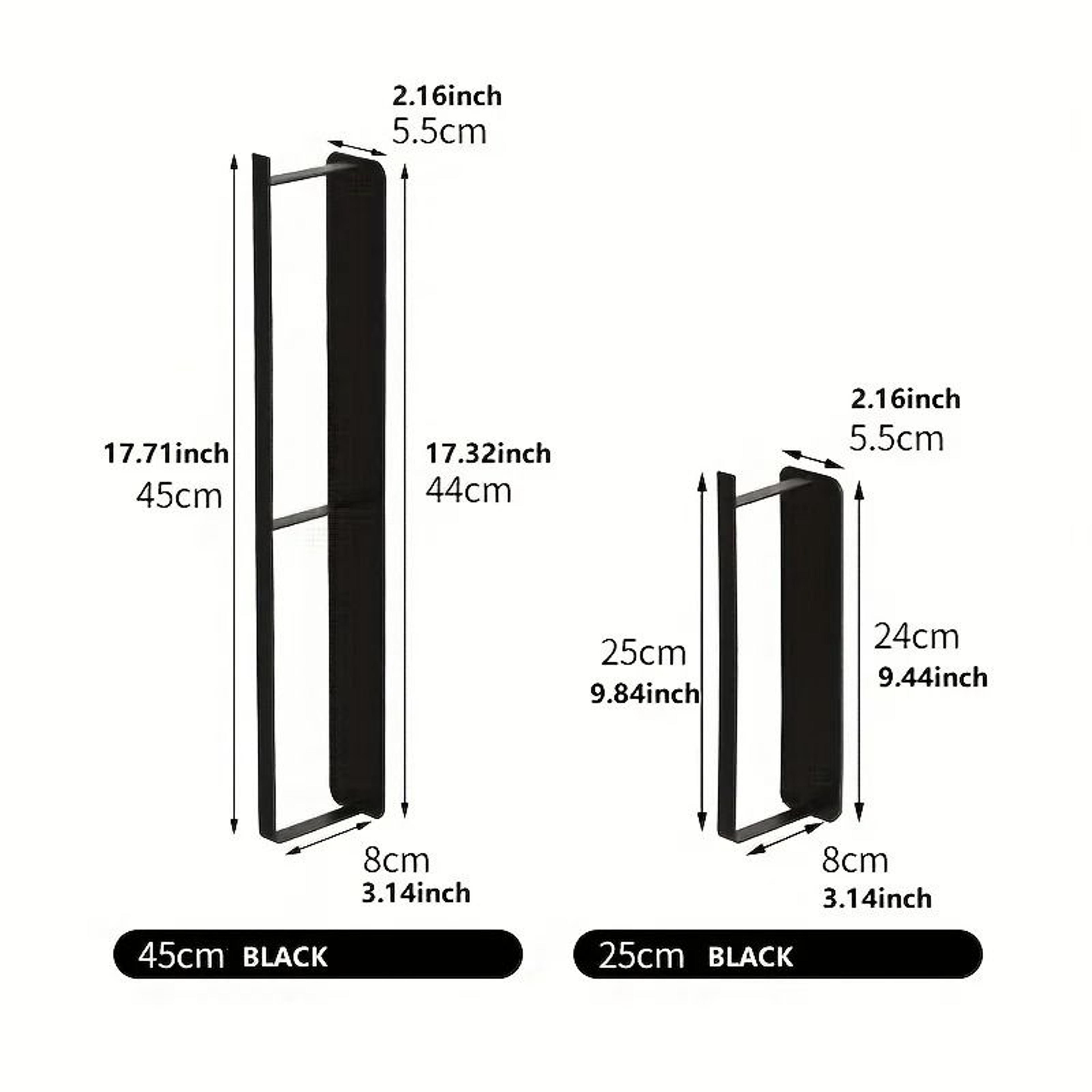 Magnetic Side SpaceSaving Hanger And Towel Storage Organizer 8