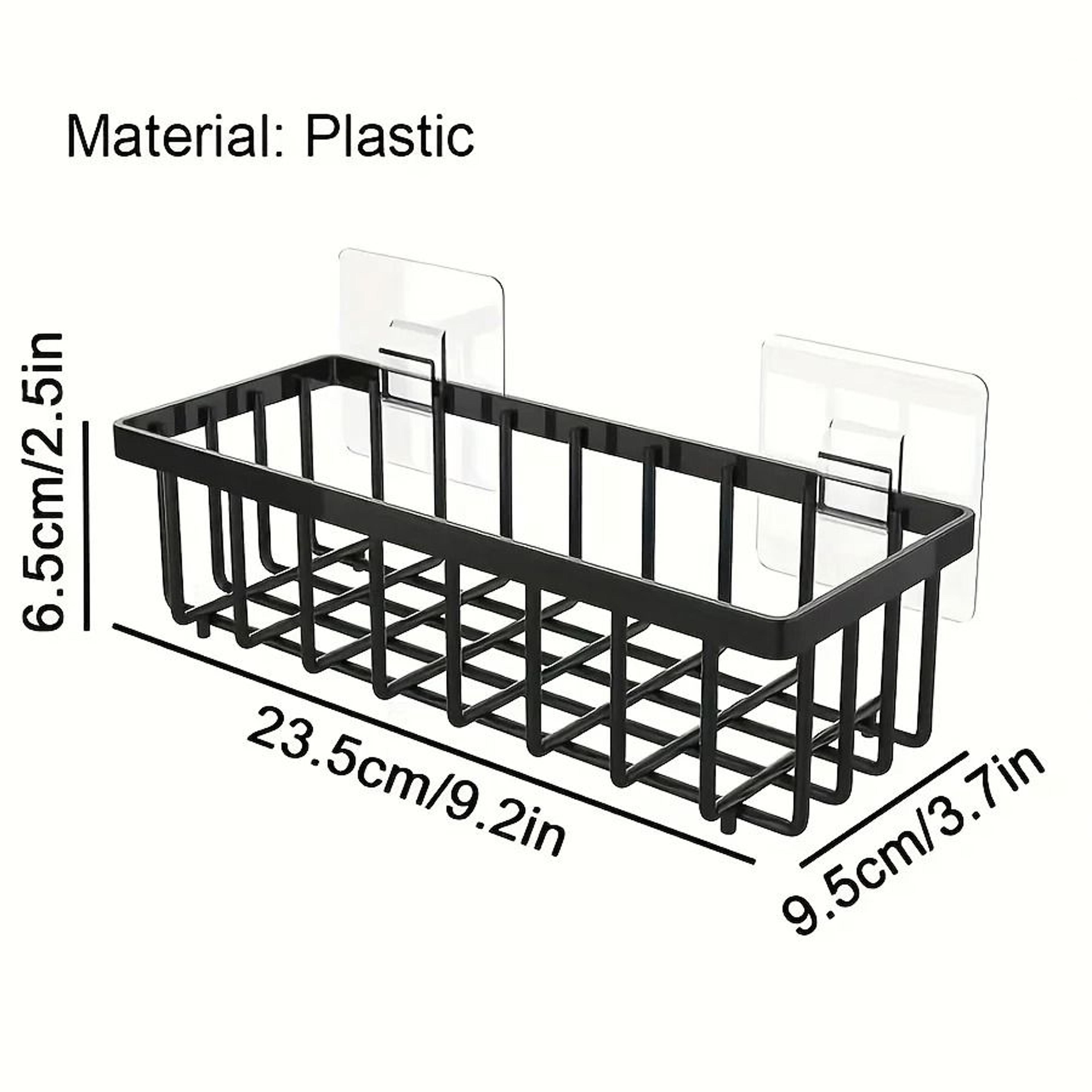 Self Draining Kitchen Sink Organizer  Large Capacity Sponge Holder And Dish Cloth Drying Rack 2