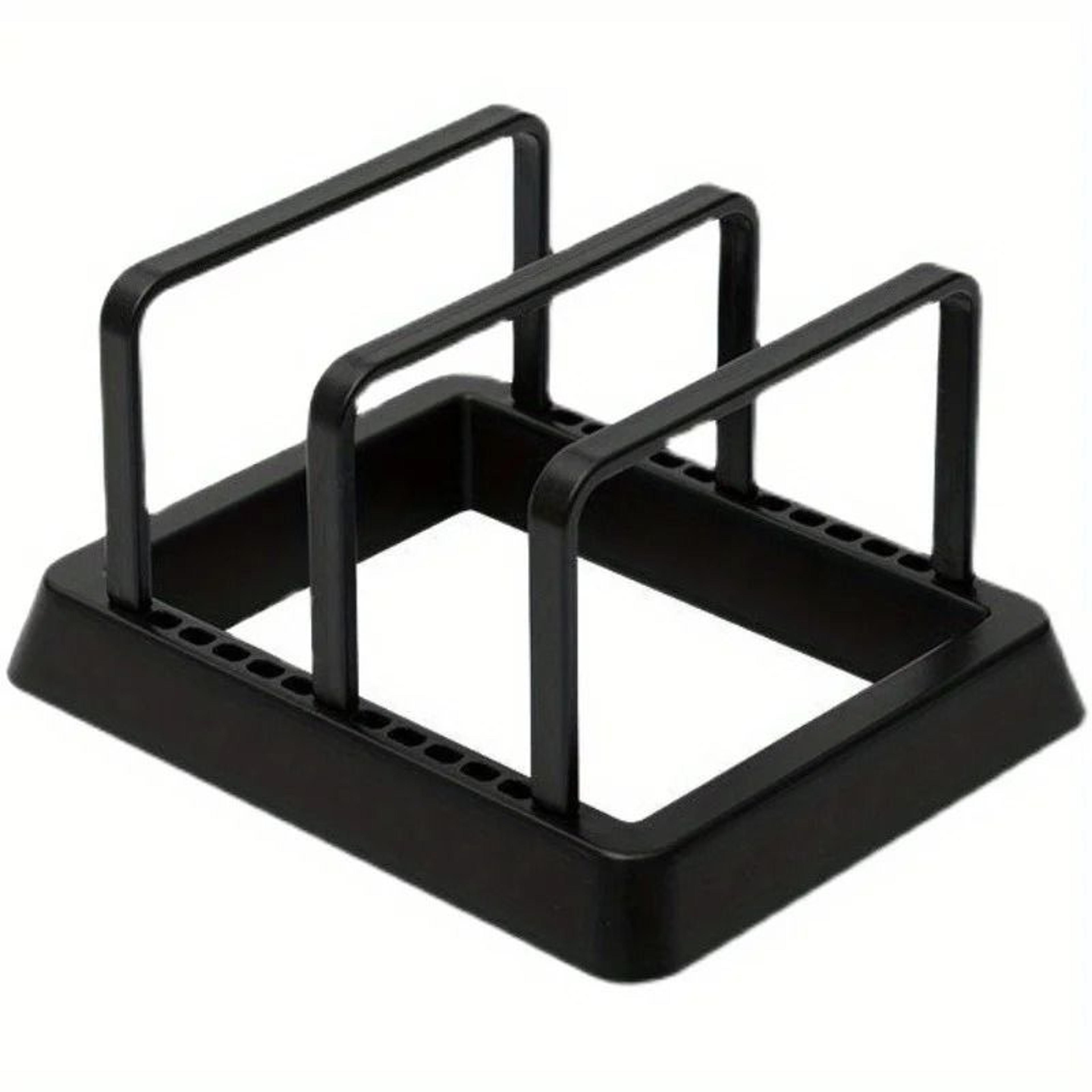 Heavy Duty Pot And Pan Organizer Rack  Expandable Kitchen Dish Plate Holder And Lid Storage Stand 5