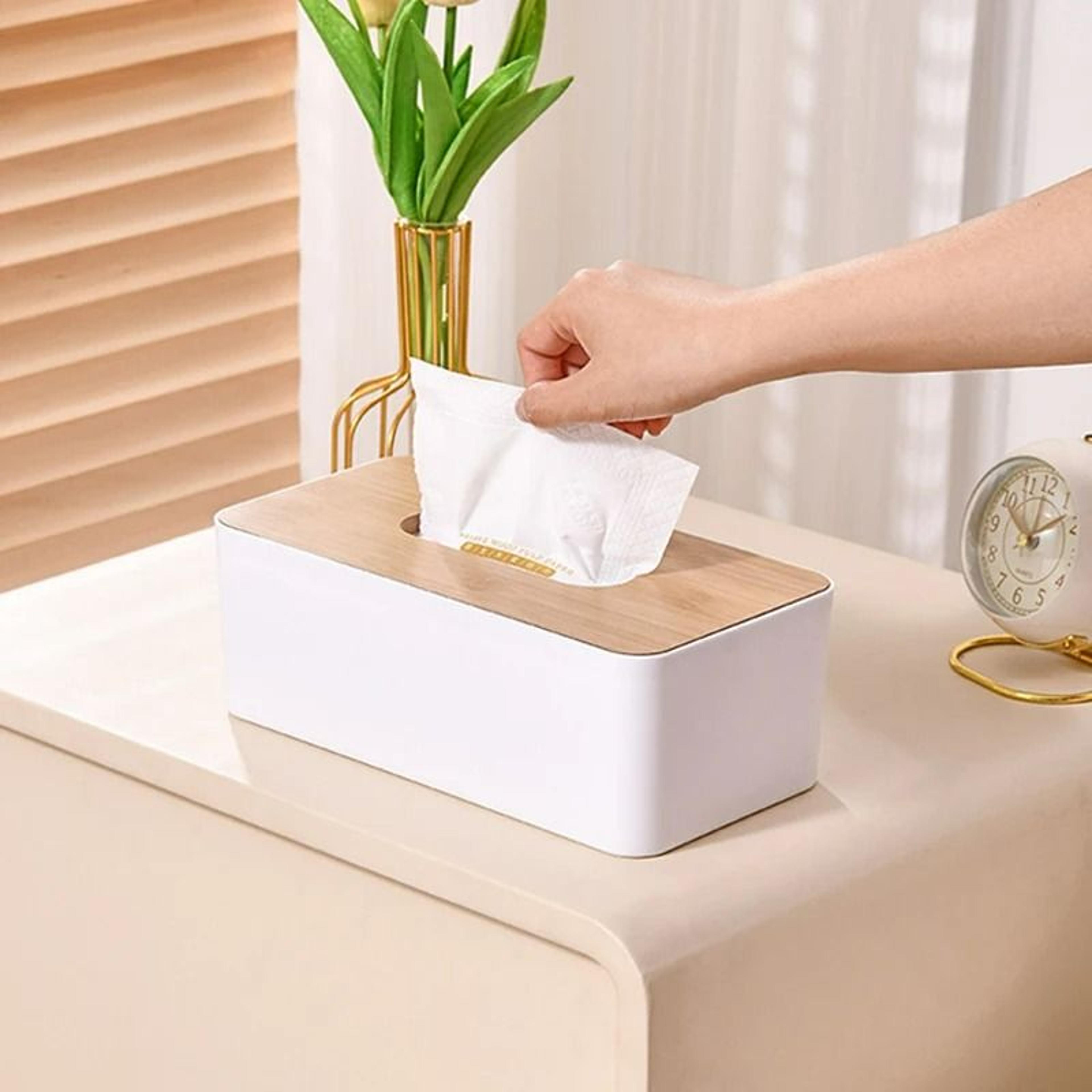 Minimalist Detachable Tissue Box  Premium Rectangular Paper Dispenser For Kitchen Dining Table And  4
