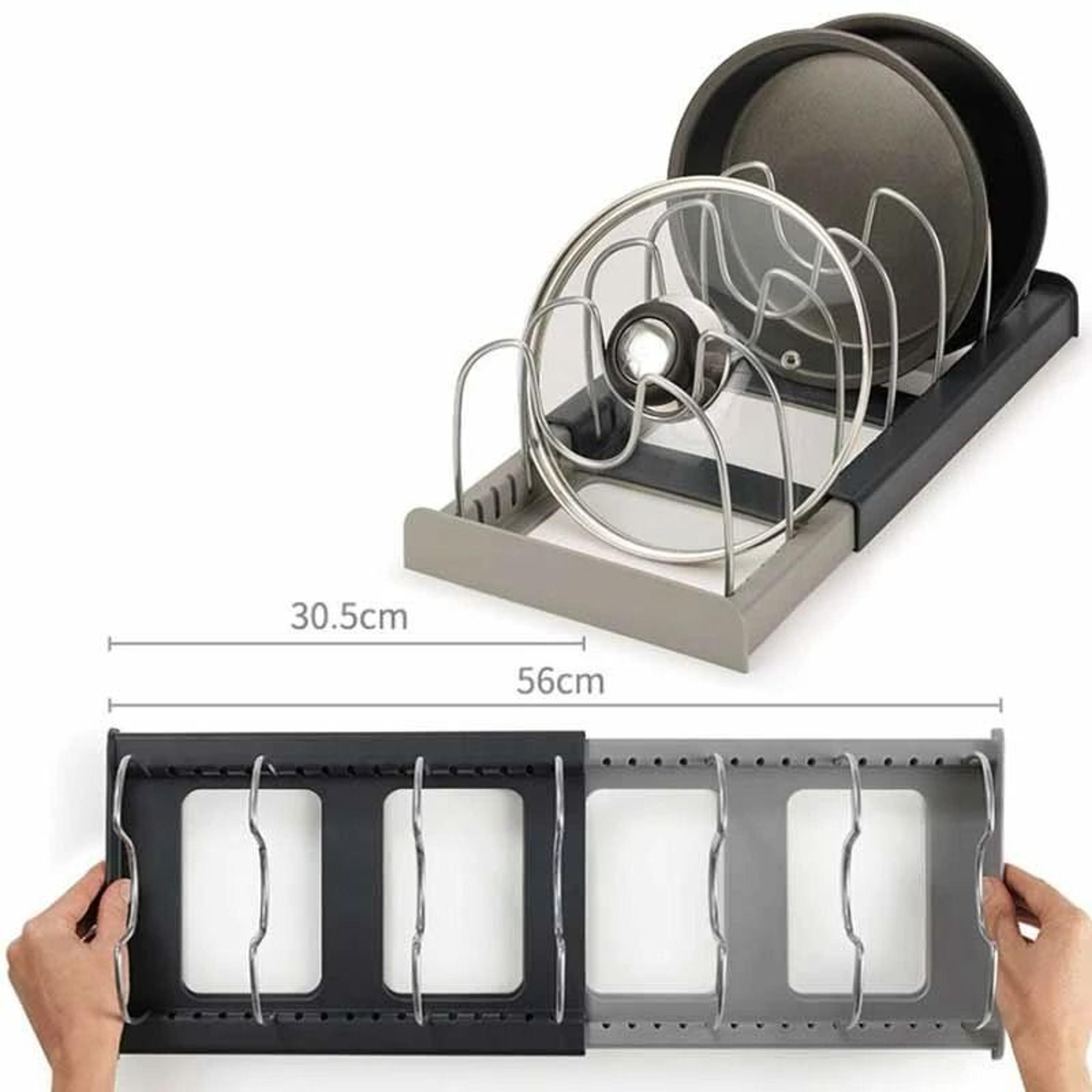 Adjustable Dish Drying Rack  Premium Stainless Steel OverSink Drain Shelf And Countertop Plate Orga 3