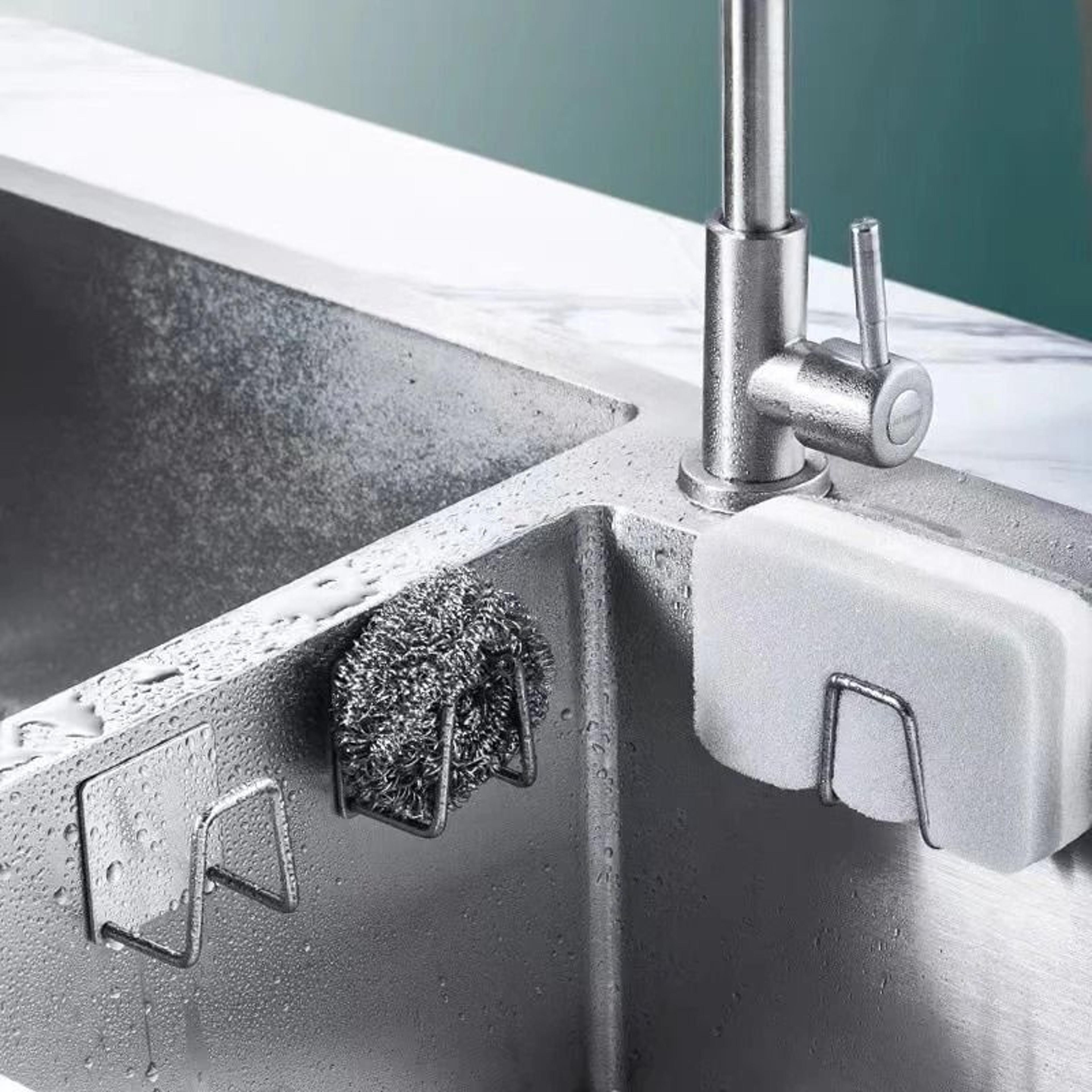 304 Stainless Steel Wall Mount Sponge Holder 5