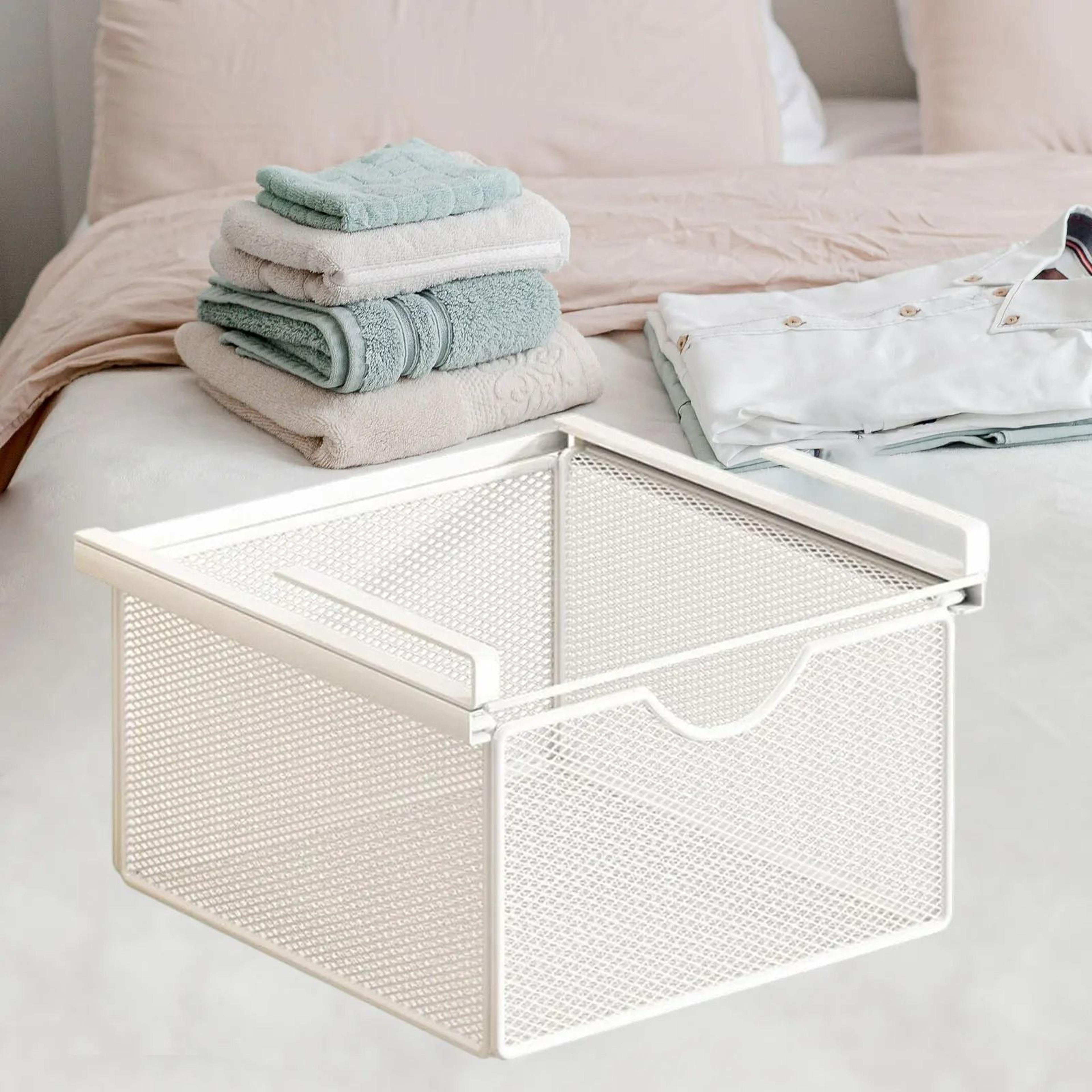 Under Shelf Storage Basket  Under Cabinet Hanging Wire Rack Organizer For Kitchen Pantry  Home Clos 5
