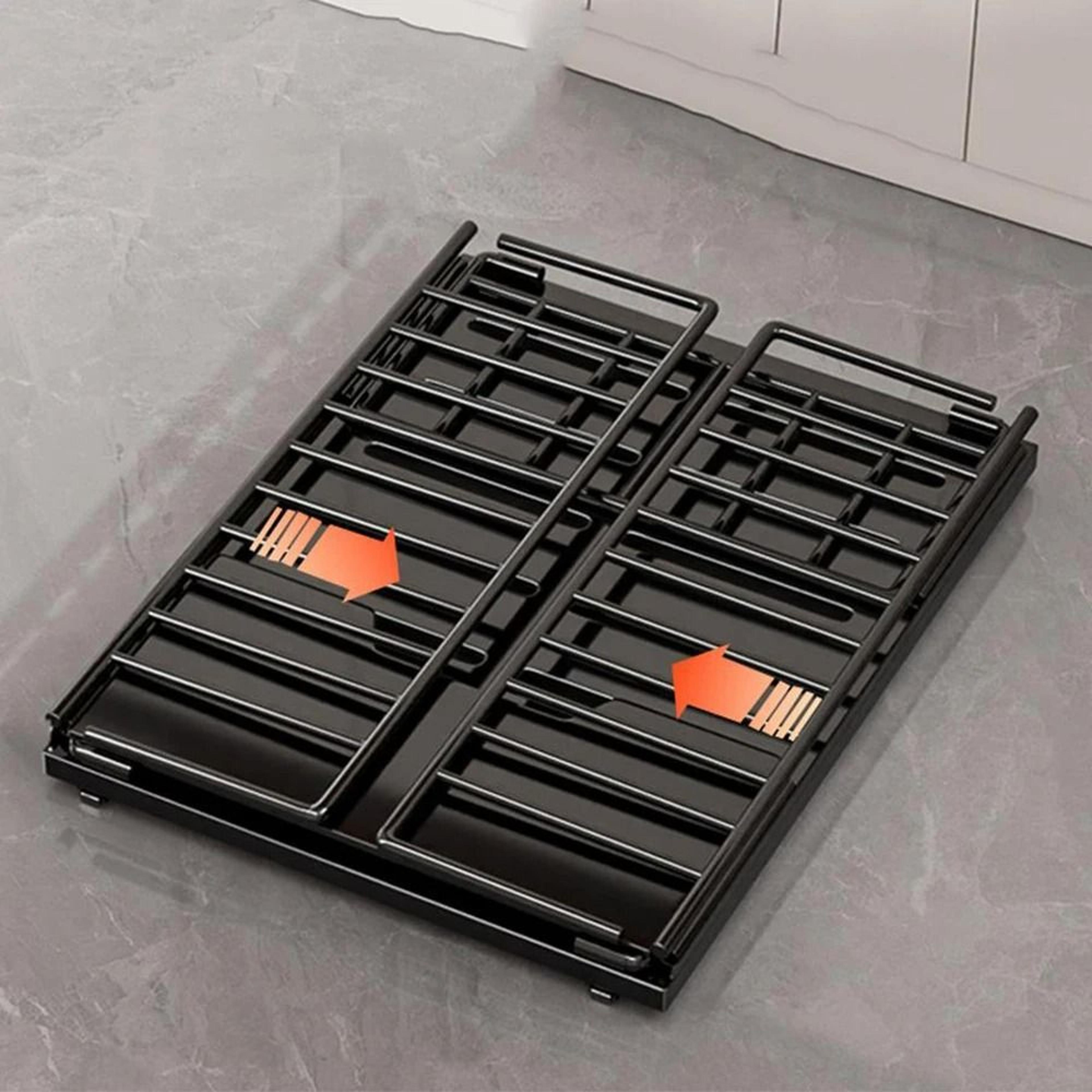 Pull Out Cabinet Organizer  Slide Out Carbon Steel Storage Drawers For Kitchen  Bathroom Cabinets 4
