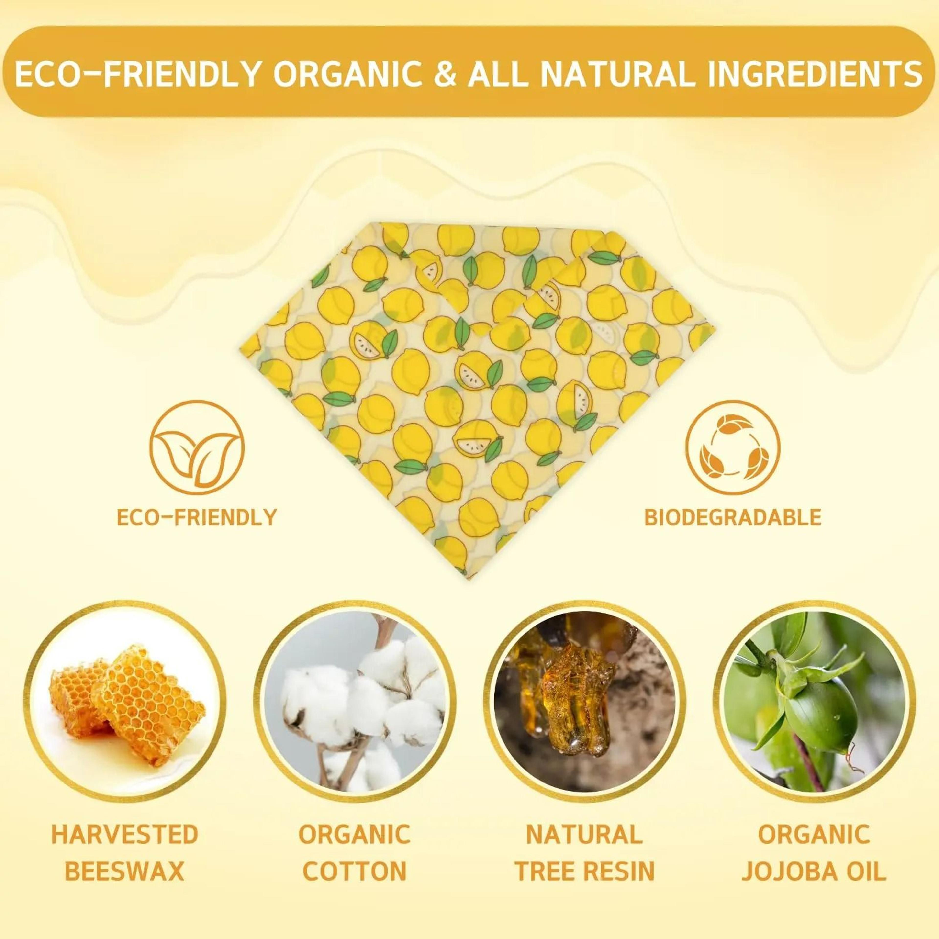 Organic Beeswax Food Wrap Set 2