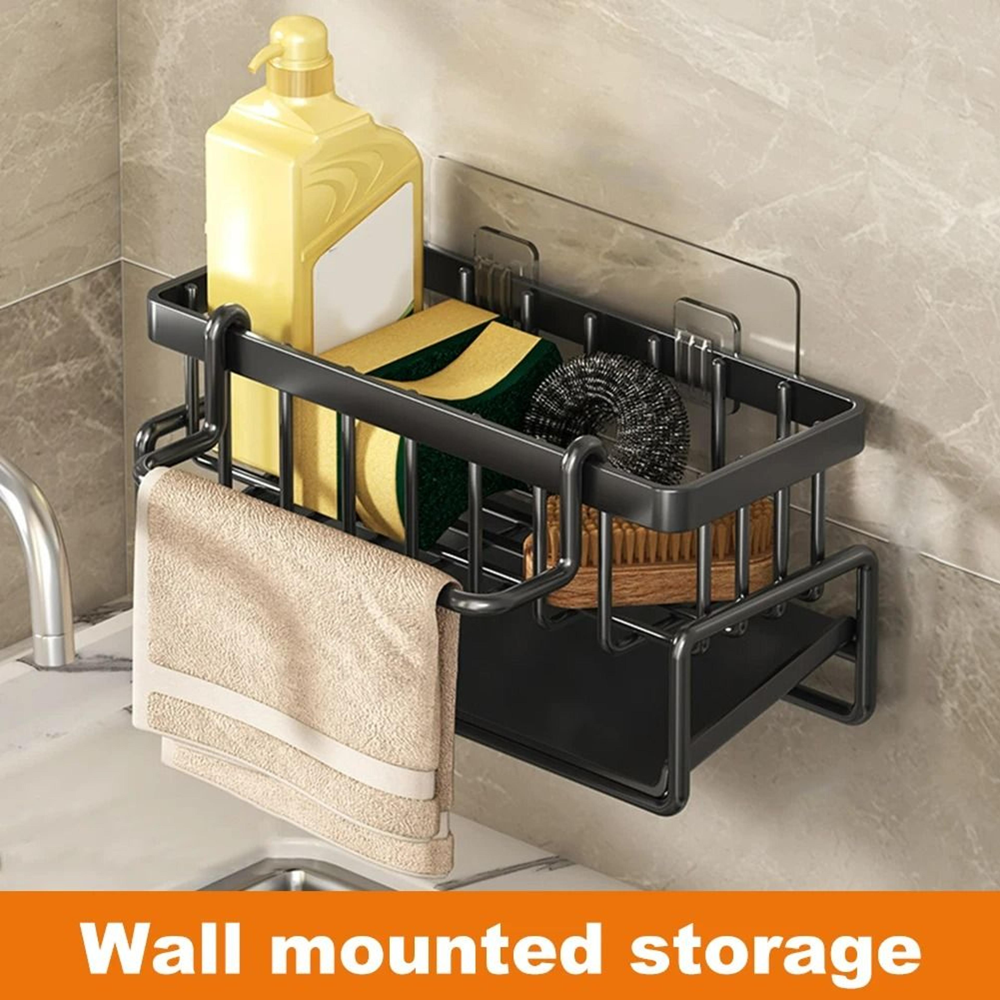 Multifunctional Sink Organizer And Sponge Holder 1