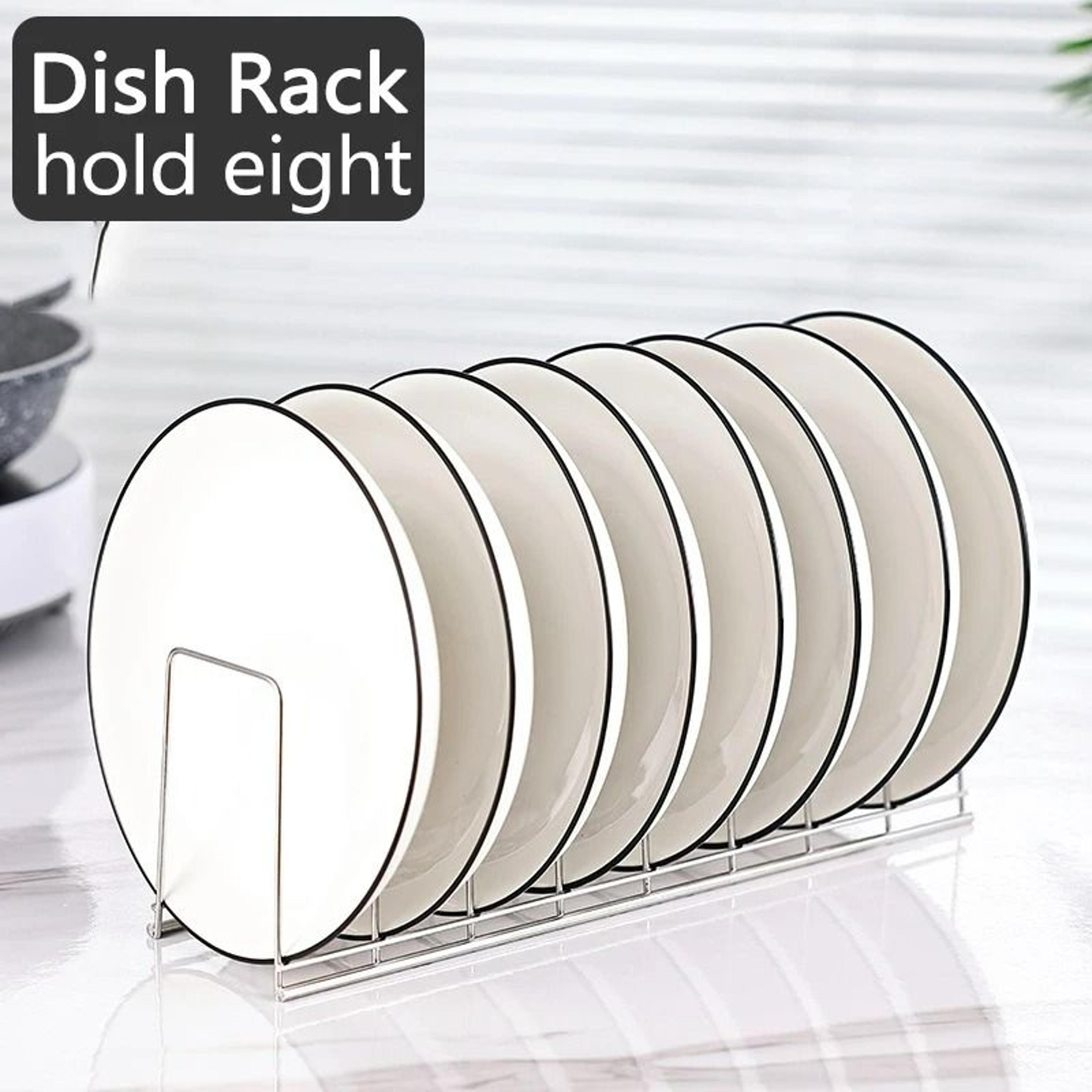 1Tier Compact Kitchen Dish Drying Rack And Drainboard Set 7