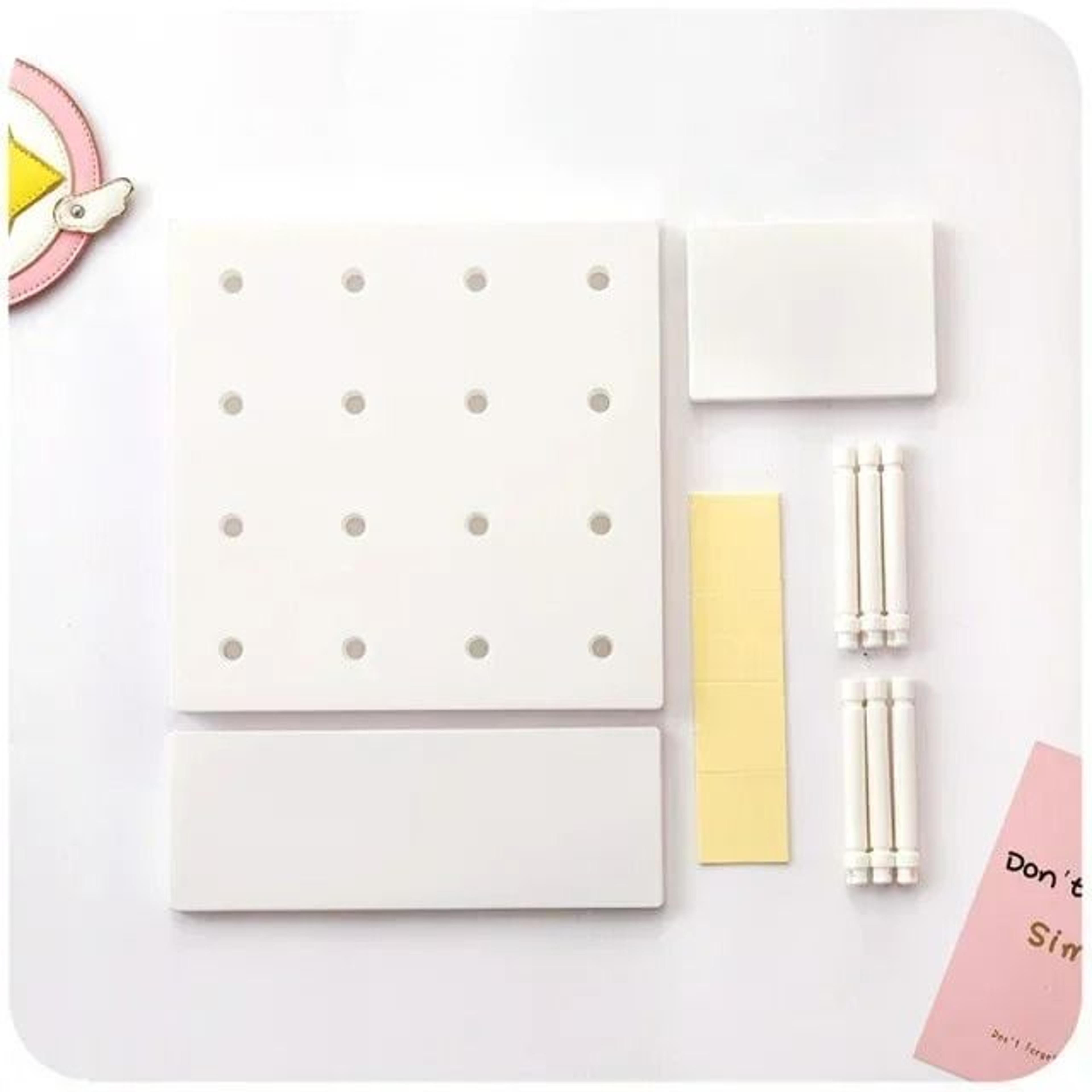 WallMounted PunchFree Modular Pegboard Display Stand 9