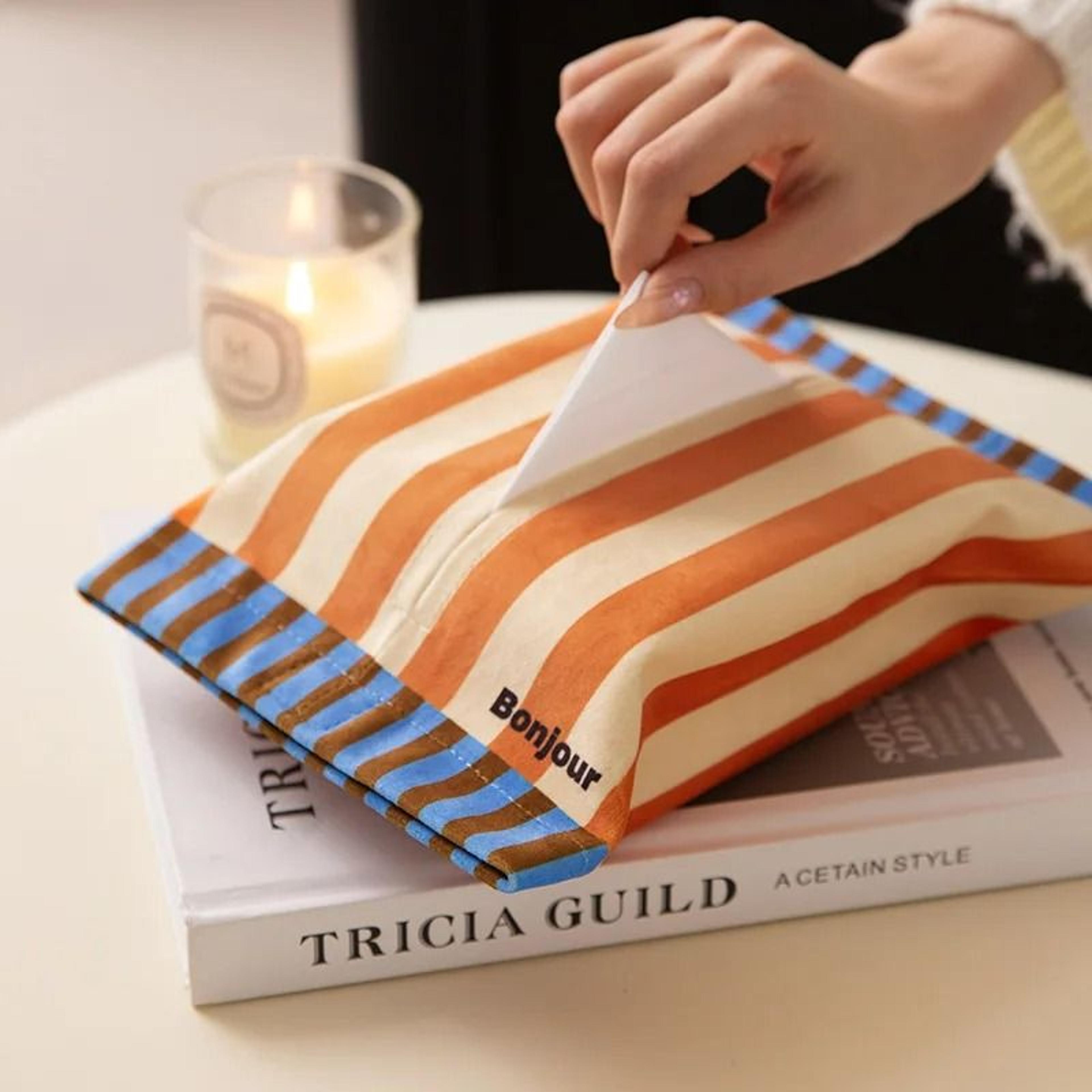 memphis rhapsody luxury tissue box and napkin dispenser