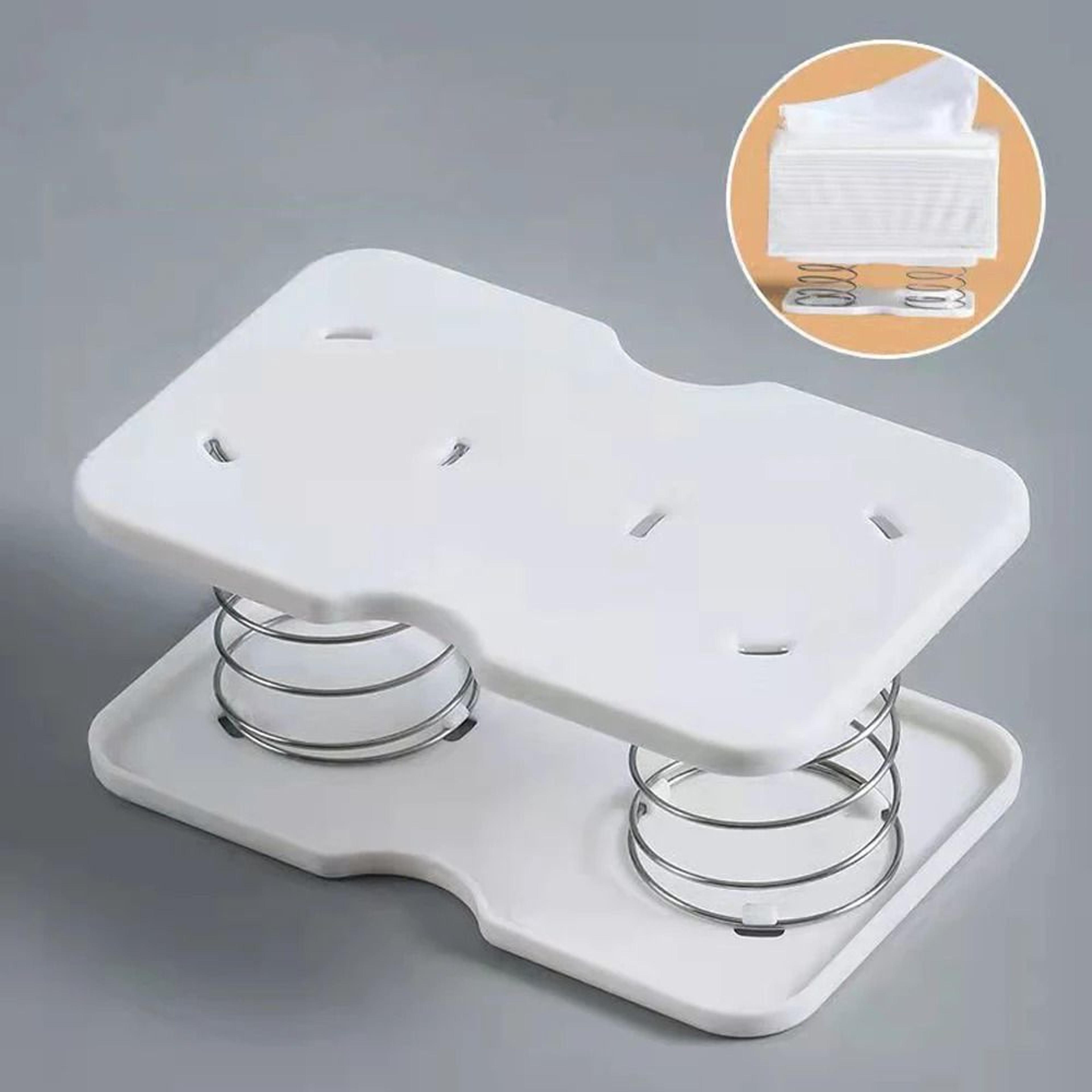 Automatic SpringLoaded Tissue Box Lift Support Bracket 0