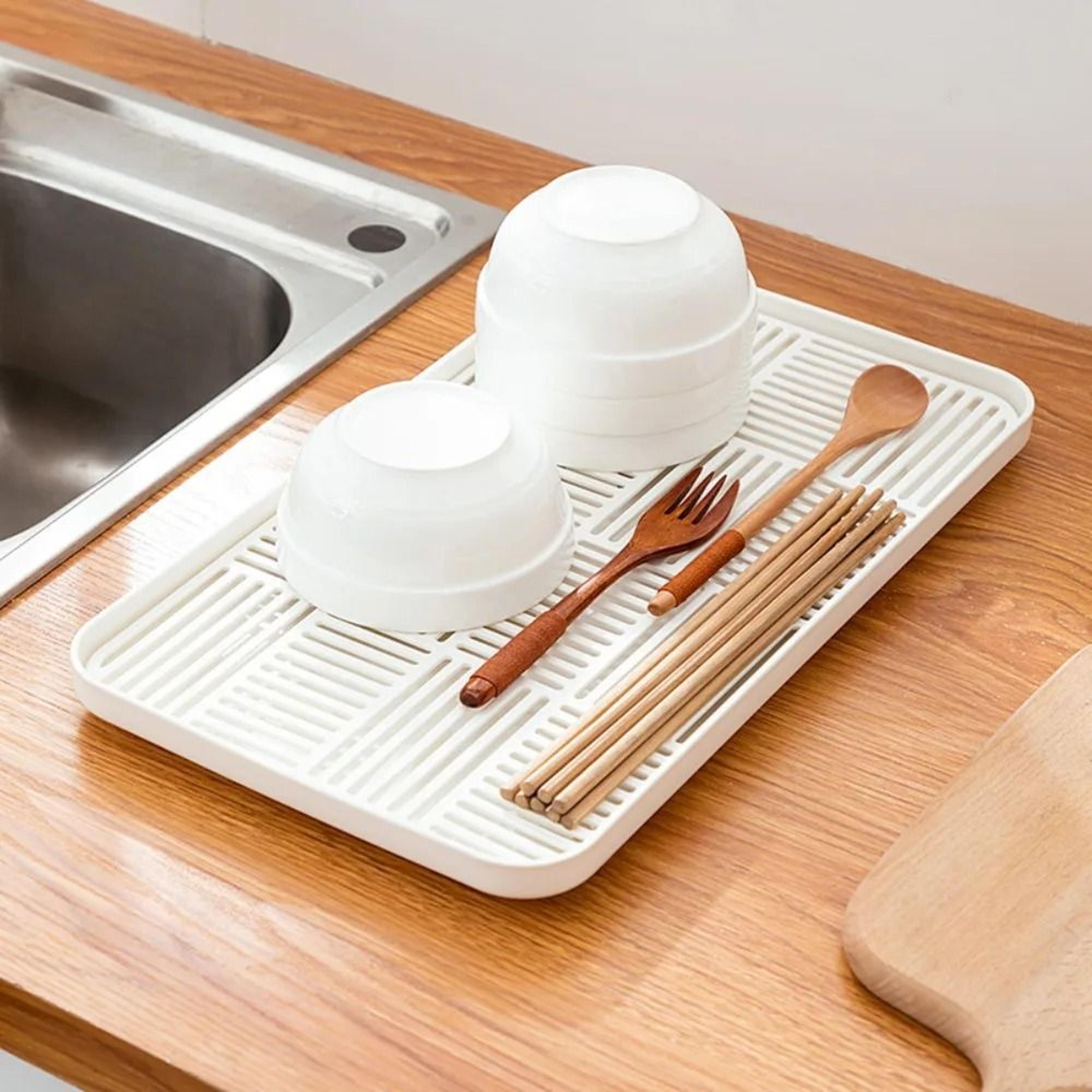 DoubleLayer Detachable Tableware Drain Tray And Countertop Riser 3